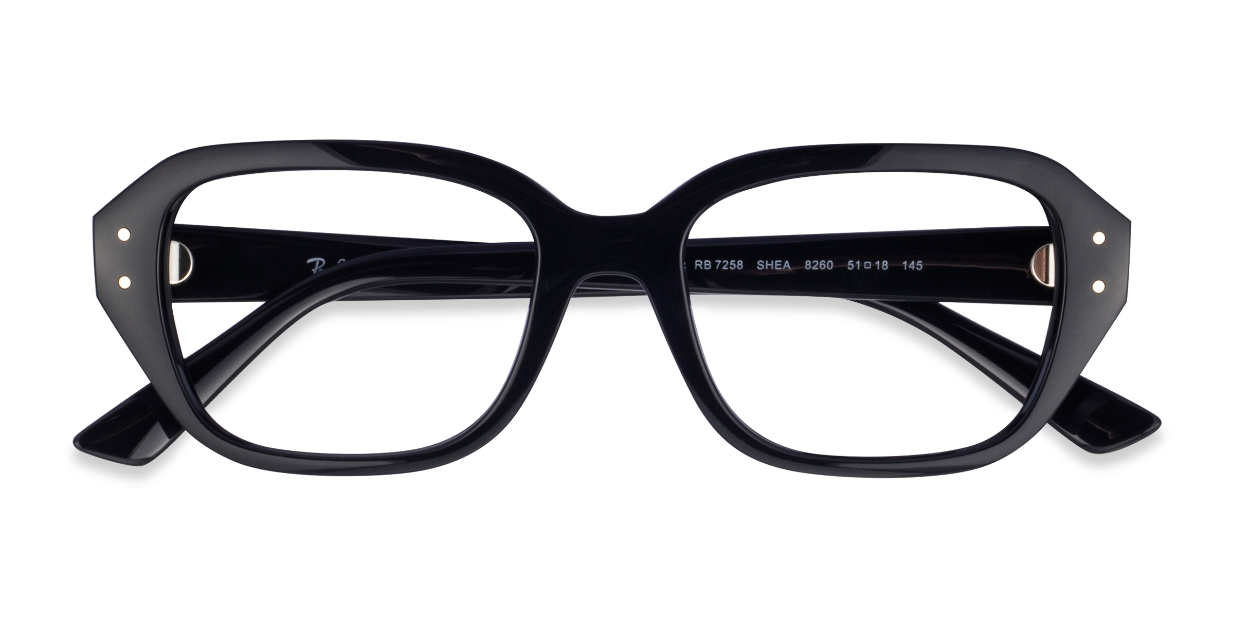 Black Ray-Ban RB7258 SHEA -  Eco-friendly Eyeglasses