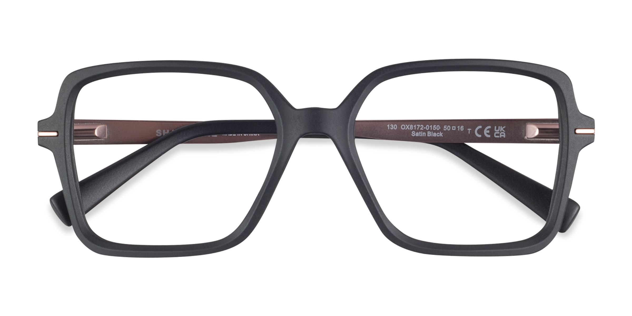 Satin Black Oakley Sharp Line -  Eco-friendly Eyeglasses