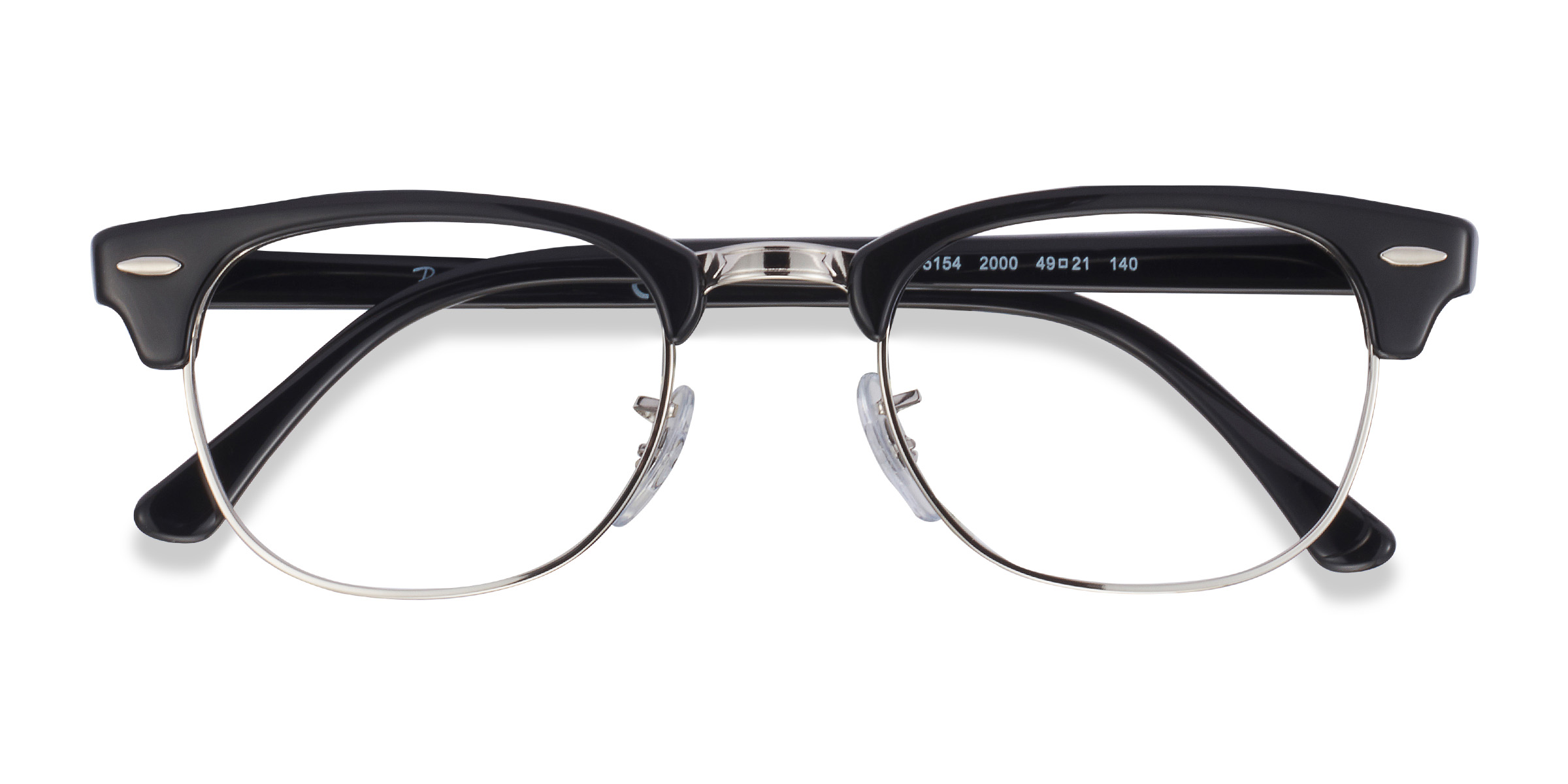 Black Ray-Ban Clubmaster Change -  Acetate-metal Eyeglasses