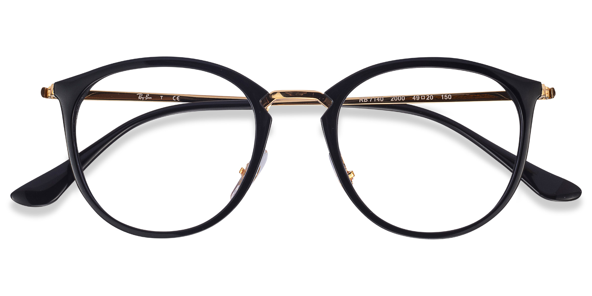 Black Gold Ray-Ban RB7140 -  Plastic-metal Eyeglasses