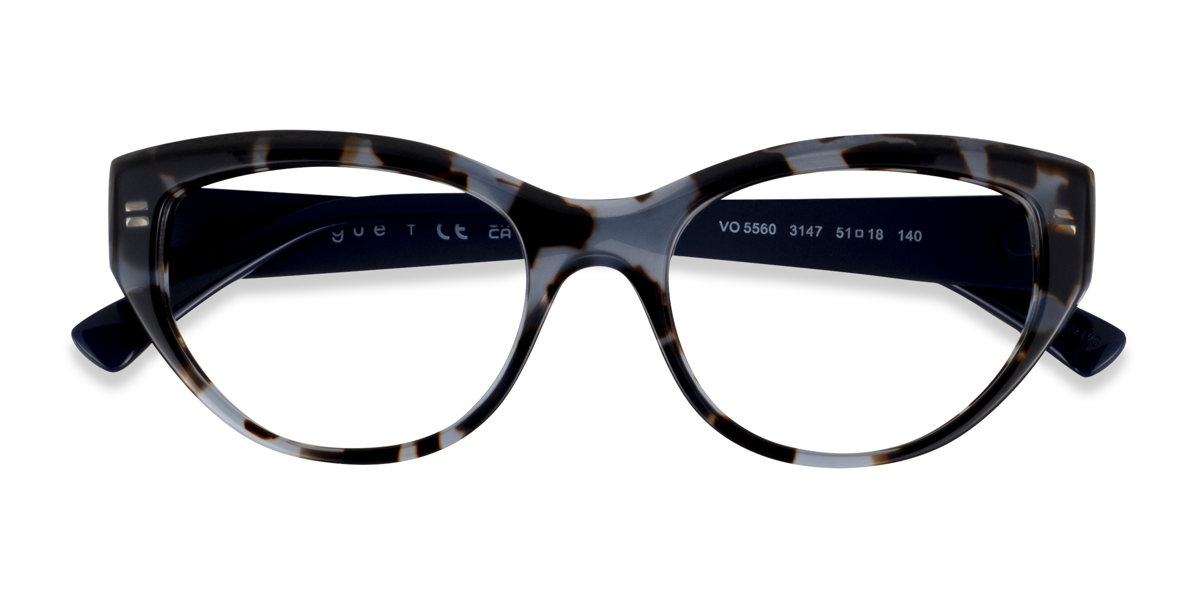 Blue Tortoise Vogue Eyewear VO5560 -  Acetate-metal Eyeglasses