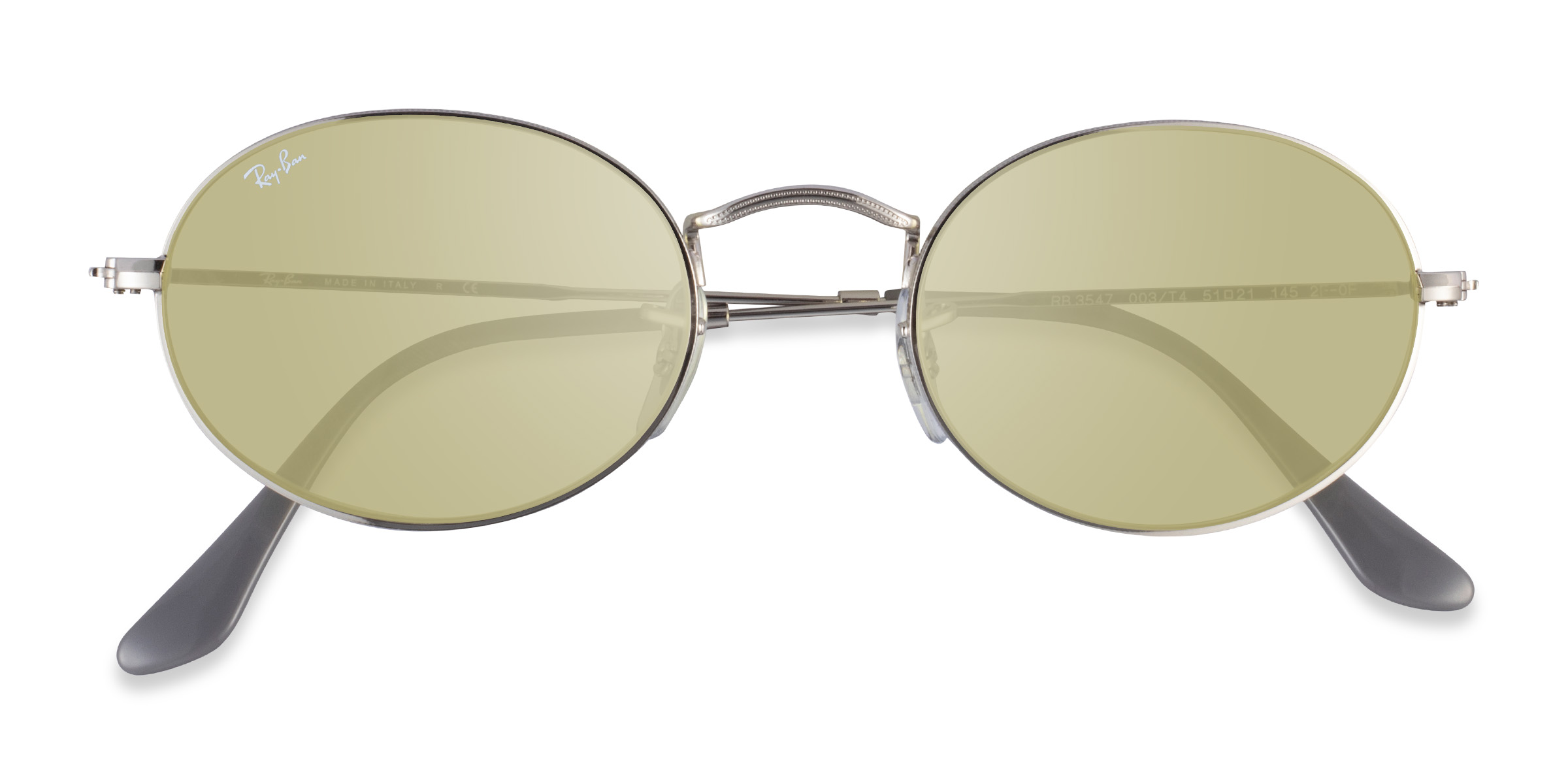 Silver Gray Ray-Ban RB3547 -  Metal Sunglasses