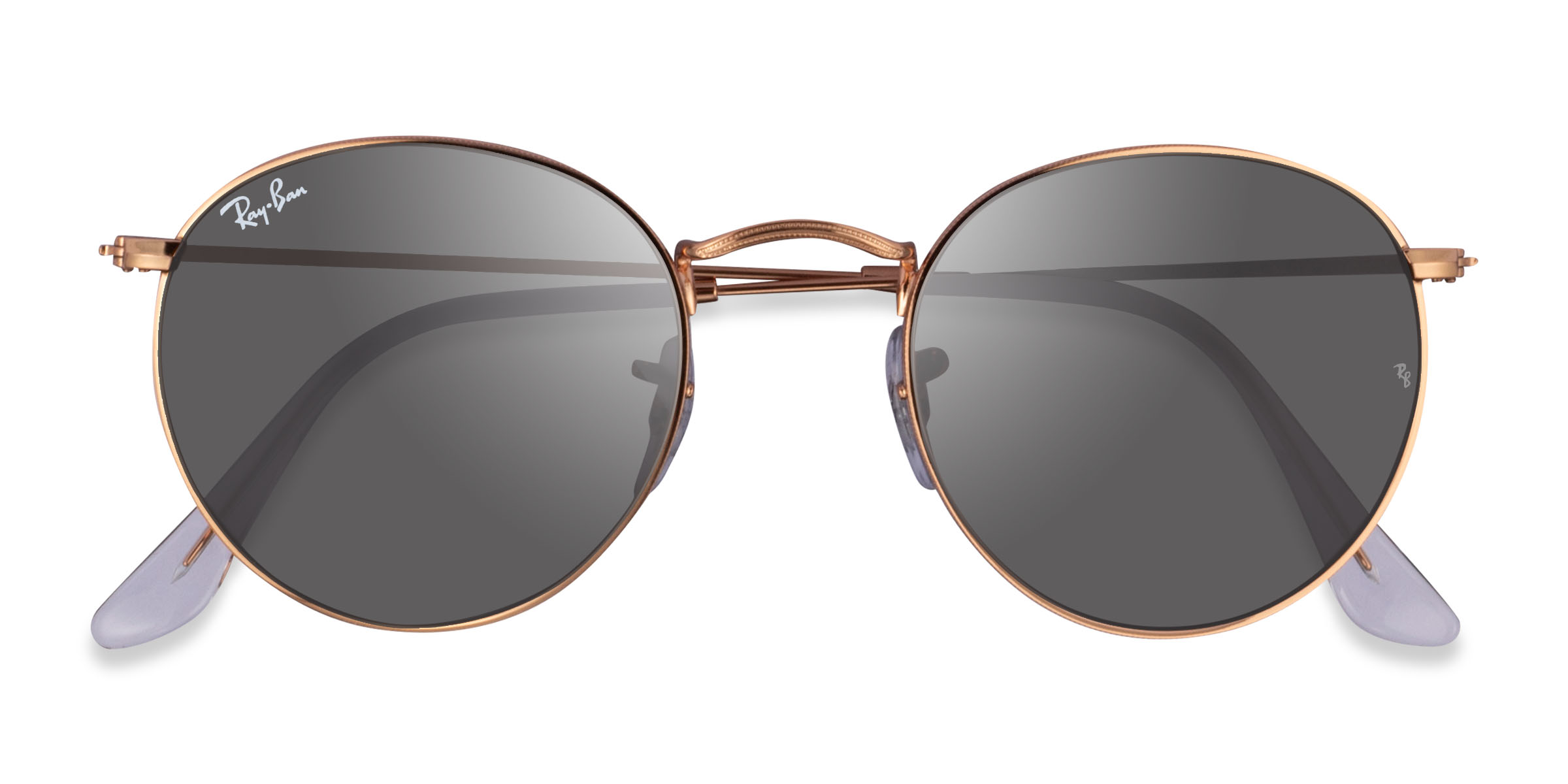 Rose Gold Ray-Ban RB3447 -  Metal Sunglasses