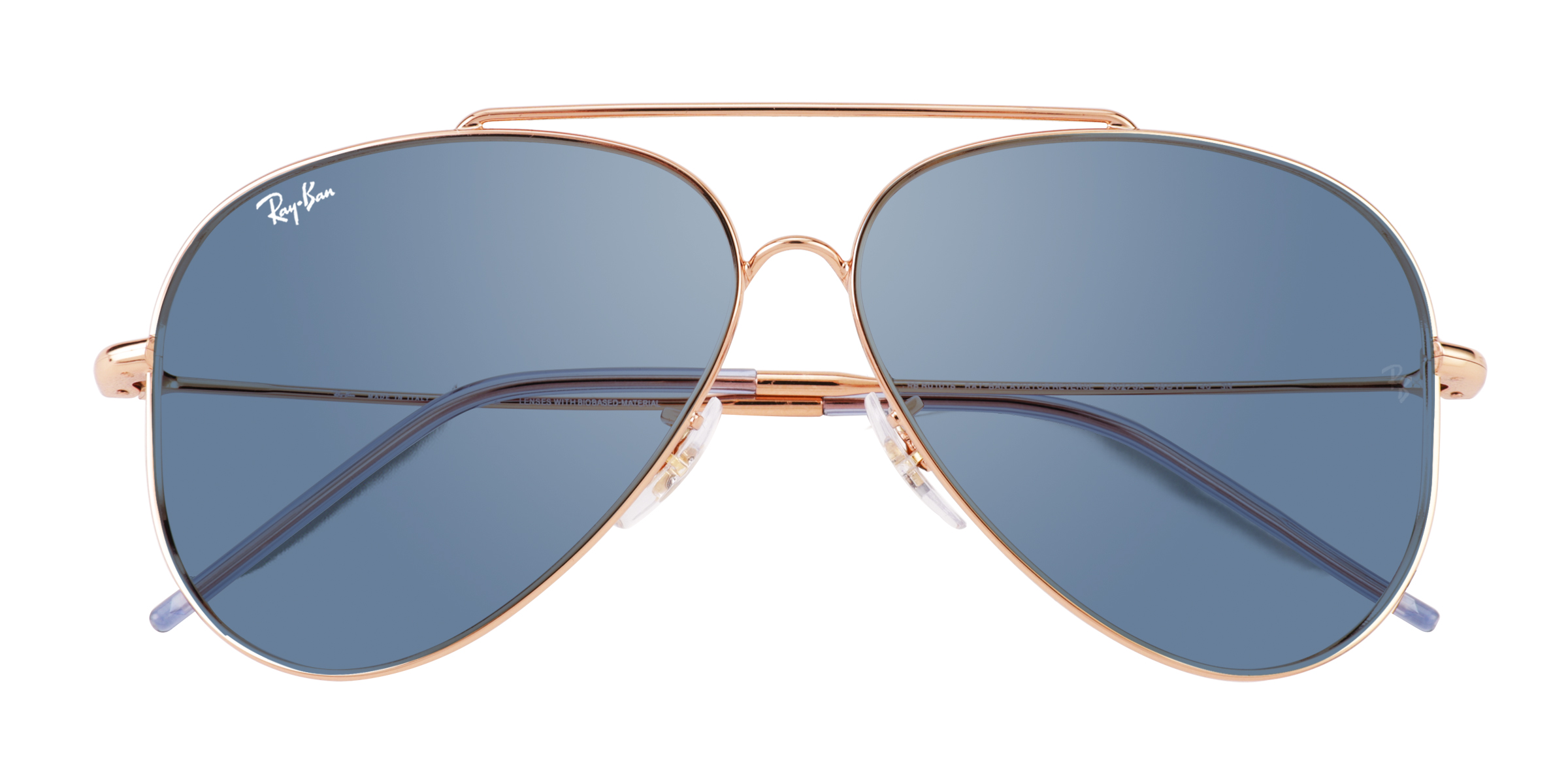 Rose Gold Ray-Ban RBR0101S Reverse -  Metal Sunglasses