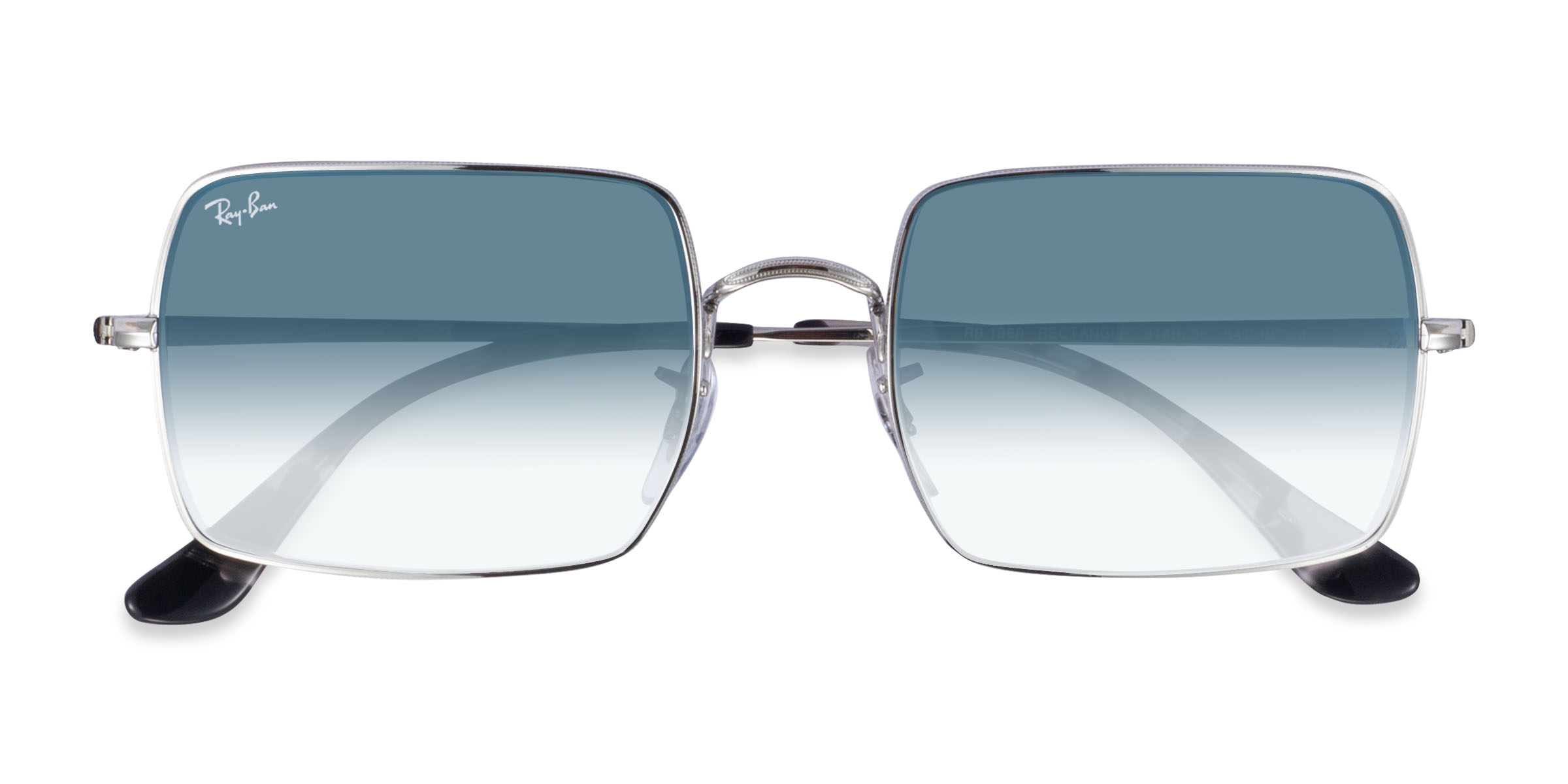 Shiny Silver Ray-Ban RB1969 -  Metal Sunglasses