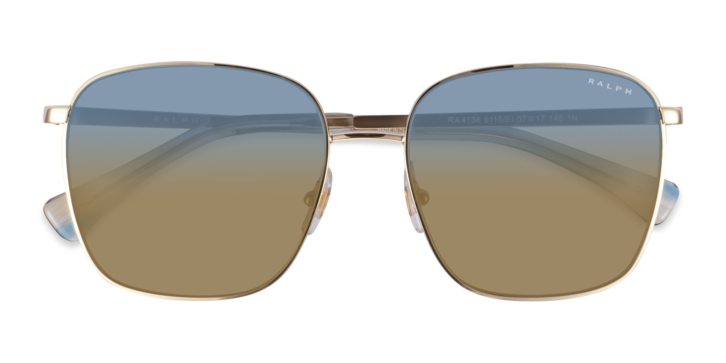 Shiny Gold Ralph RA4136 -  Metal Sunglasses