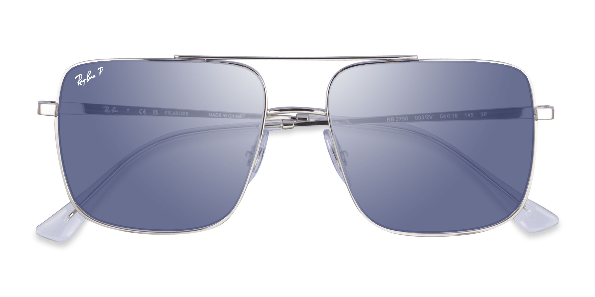 Silver Ray-Ban RB3758 -  Metal Sunglasses