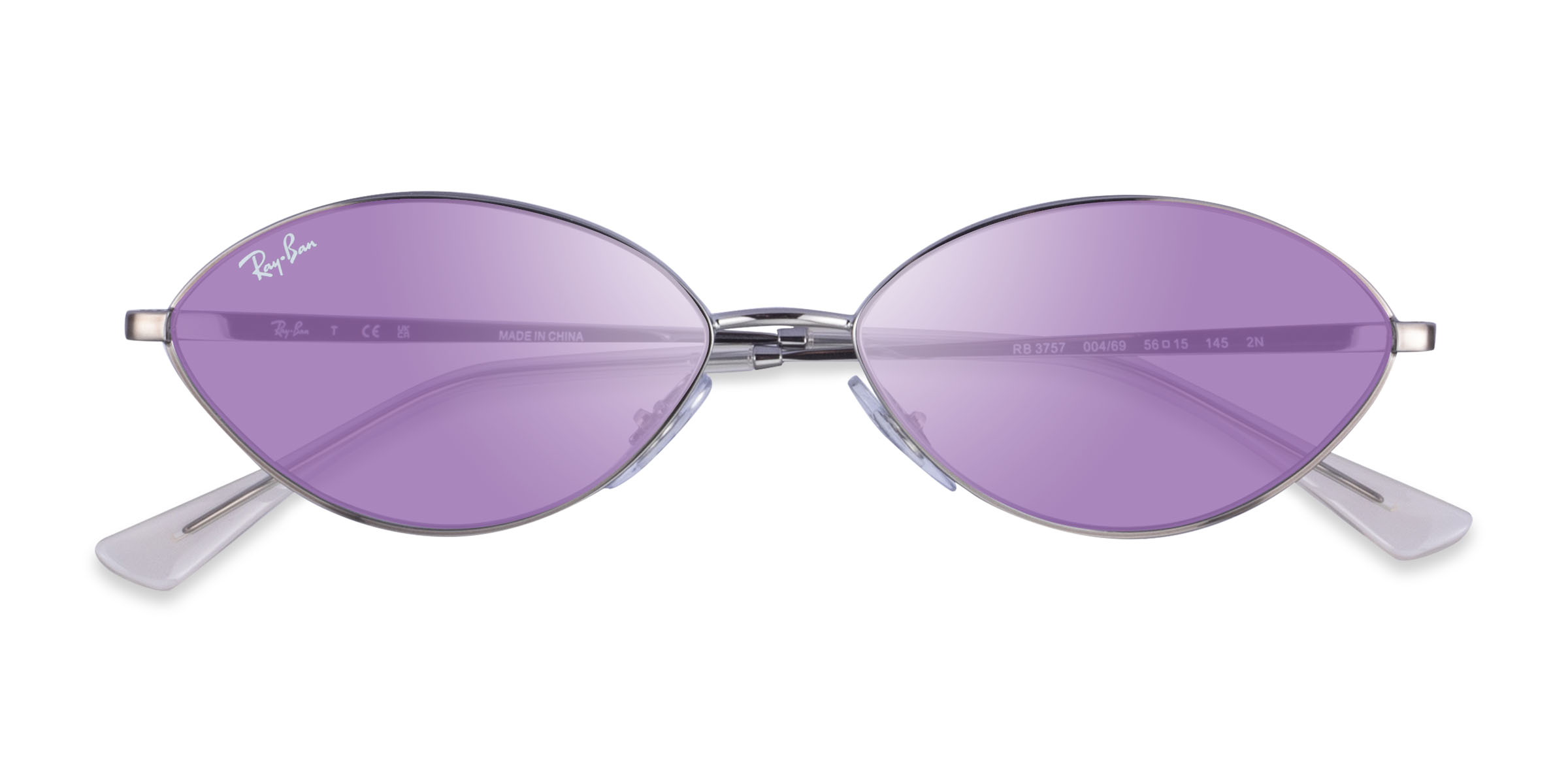 Silver Ray-Ban RB3757 -  Metal Sunglasses