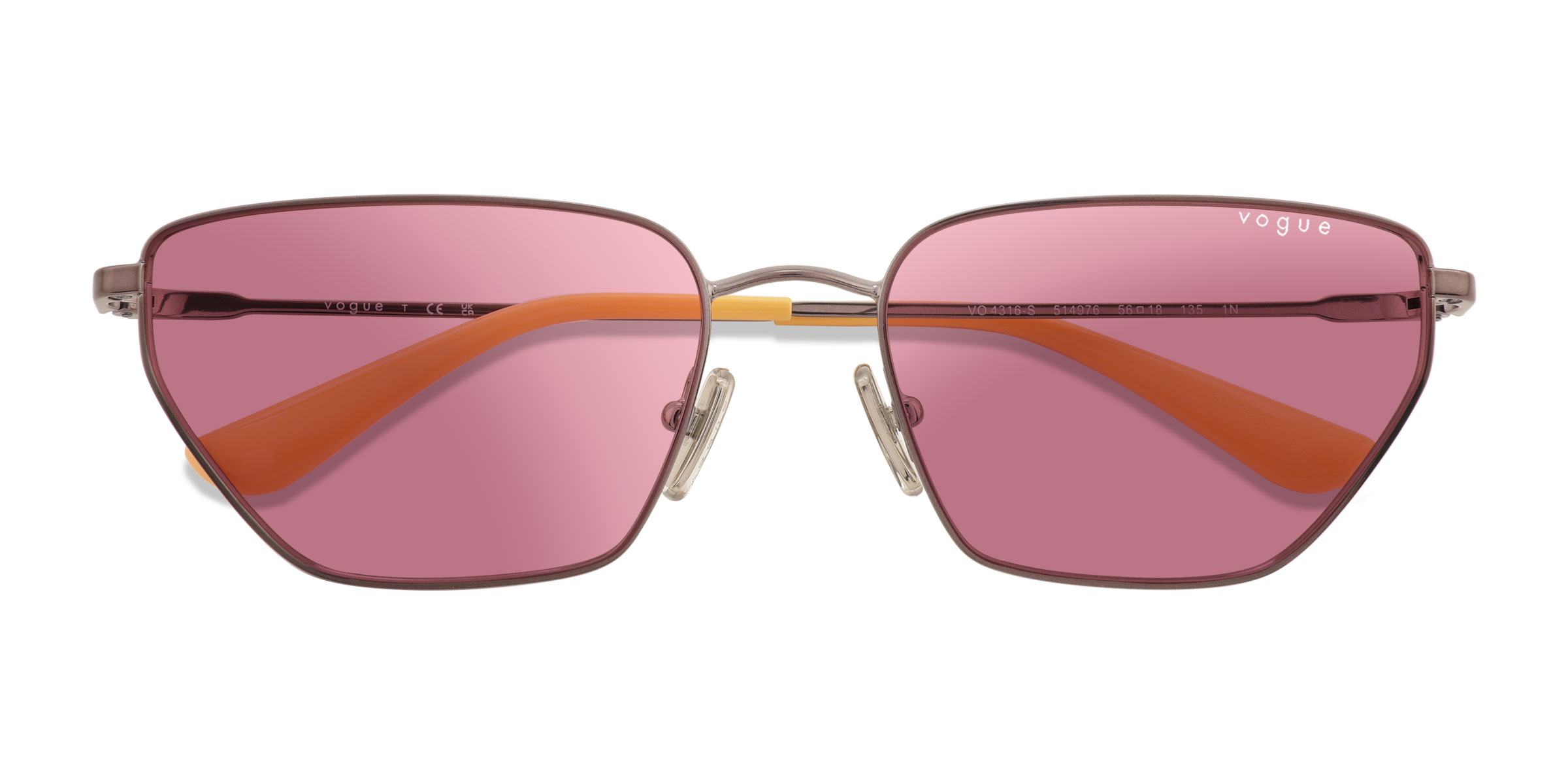 Light Violet Vogue Eyewear VO4316S -  Metal Sunglasses