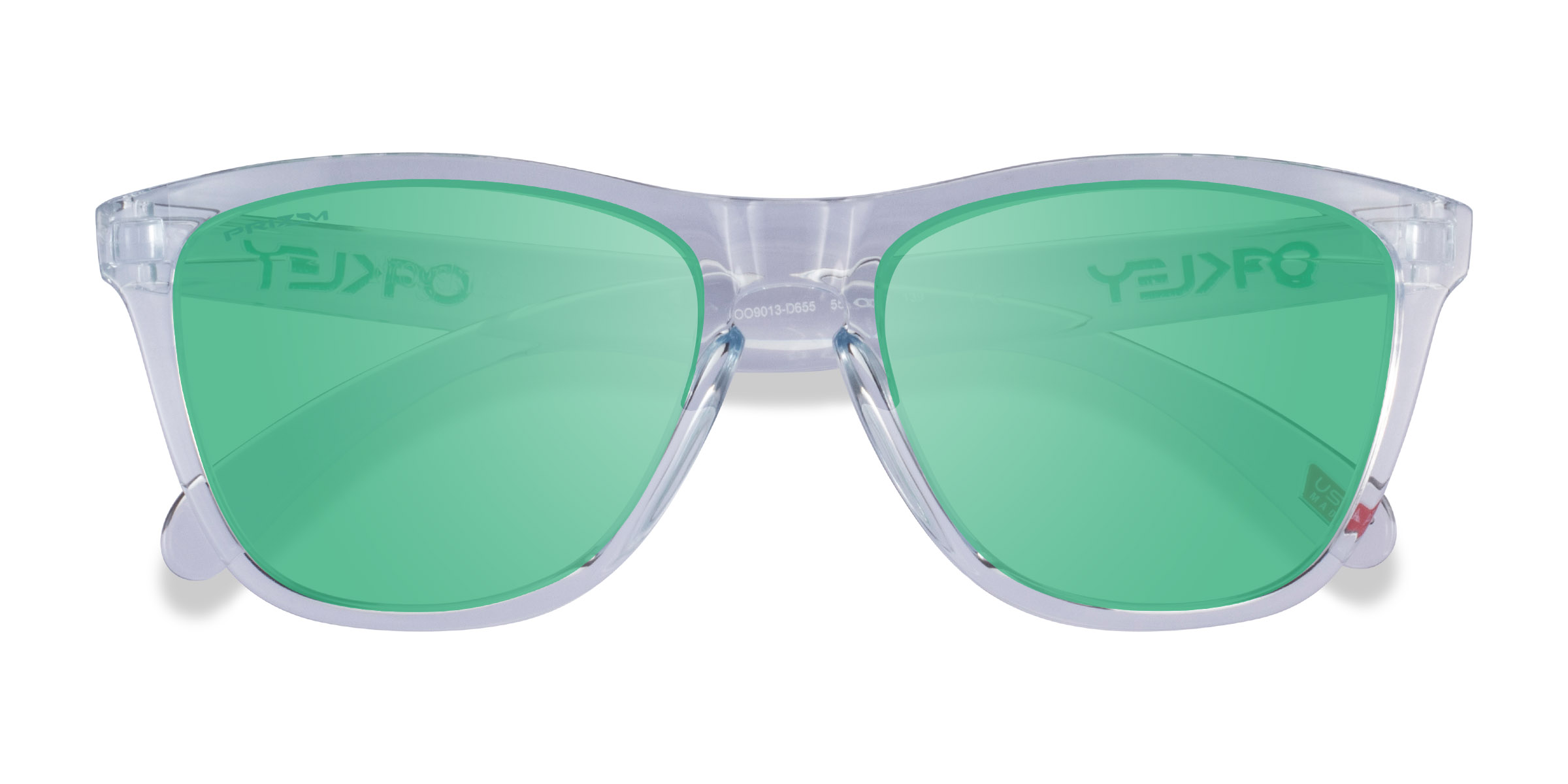 Clear Oakley Frogskins -  Plastic Sunglasses