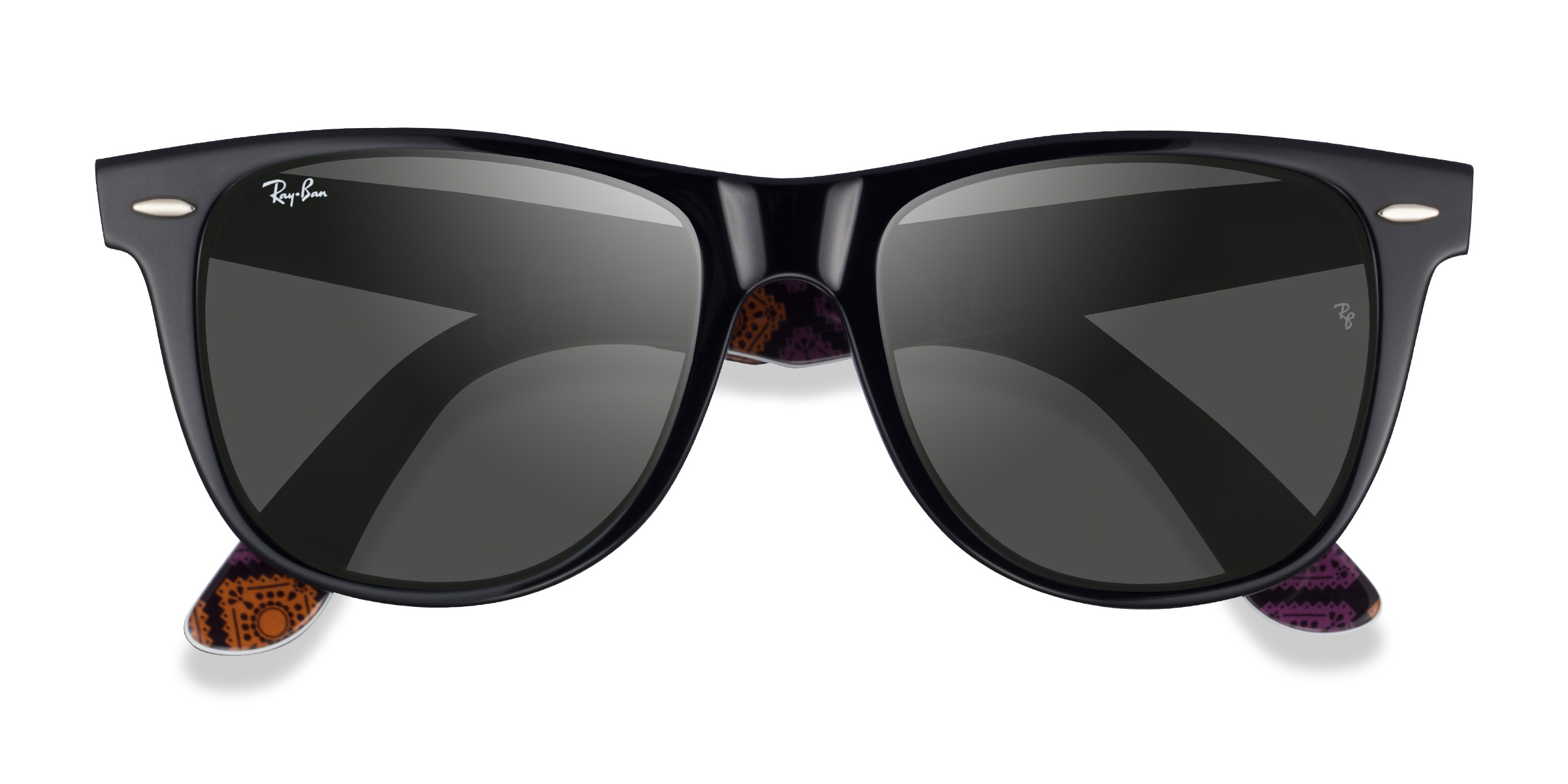 Satin Black Ray-Ban Wayfarer Change -  Acetate Sunglasses