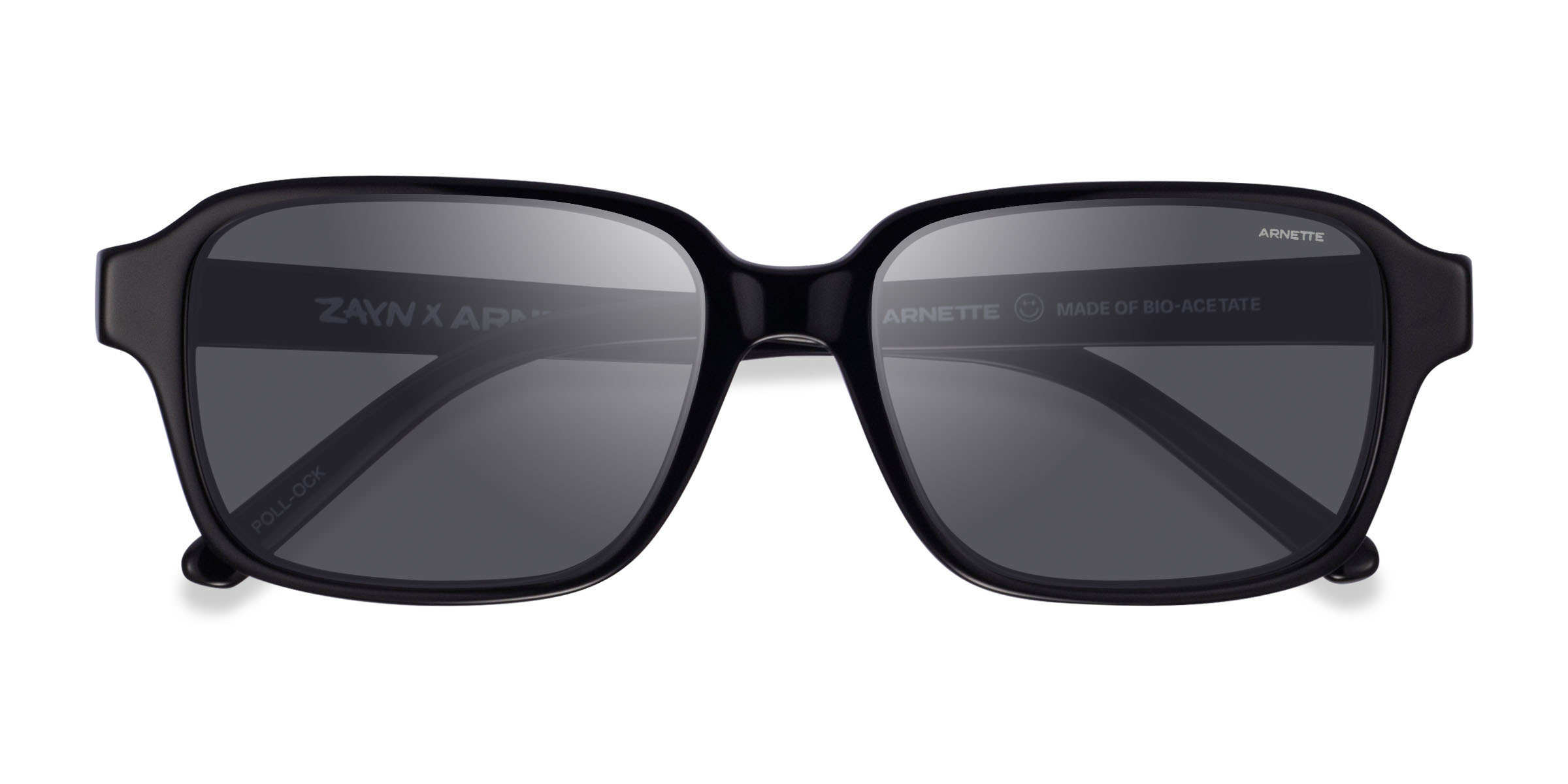 Black ARNETTE AN4303 POLL-OCK -  Acetate Sunglasses