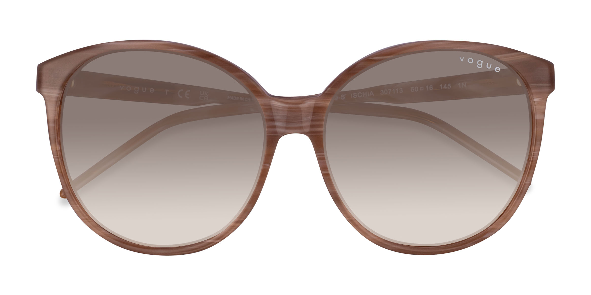 Striped Brown  Vogue Eyewear VO5509S Ischia -  Acetate Sunglasses