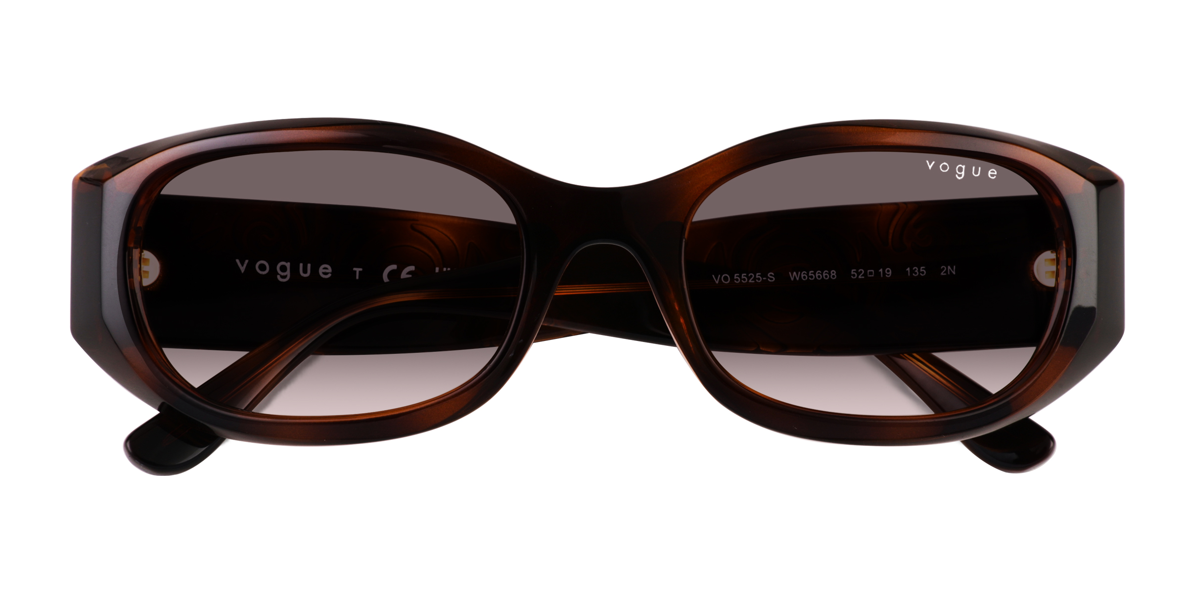 Dark Tortoise Vogue Eyewear VO5525S -  Plastic Sunglasses