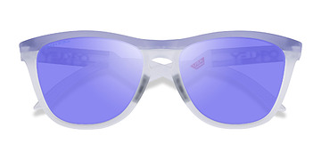 Matte Purple Clear Oakley OO9289 Frogskins Tm -  Plastic Sunglasses