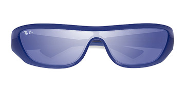 Shiny Blue Ray-Ban RB4431 Xan -  Plastic Sunglasses