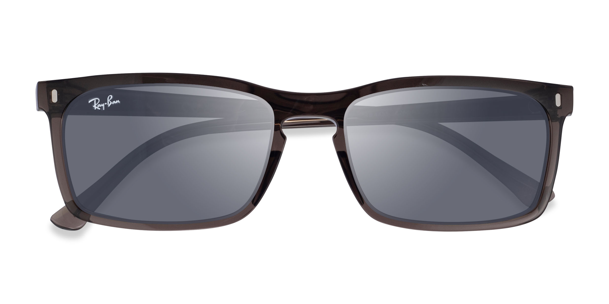 Clear Brown Ray-Ban RB4435 -  Plastic Sunglasses