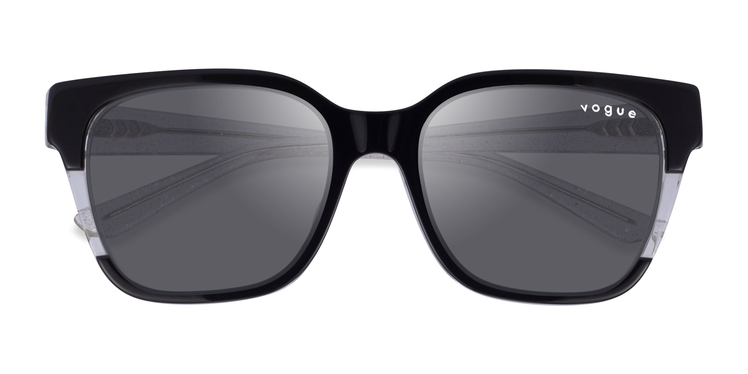 Black Clear Vogue Eyewear VO5558SF -  Acetate Sunglasses