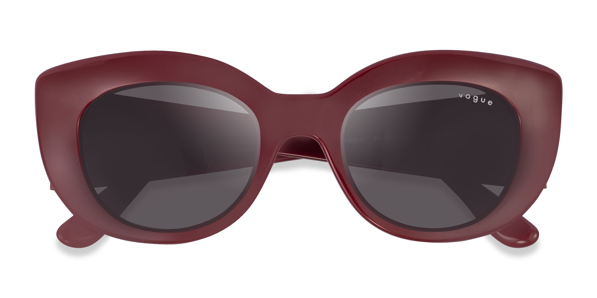 Burgundy Red Vogue Eyewear VO5480S -  Plastic Sunglasses
