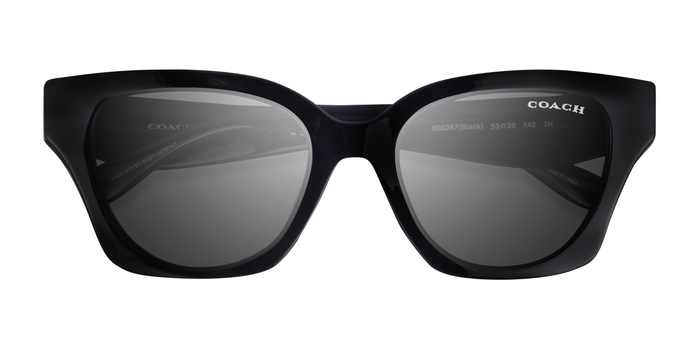 Black Coach HC8418U CAD18 -  Eco-friendly Sunglasses