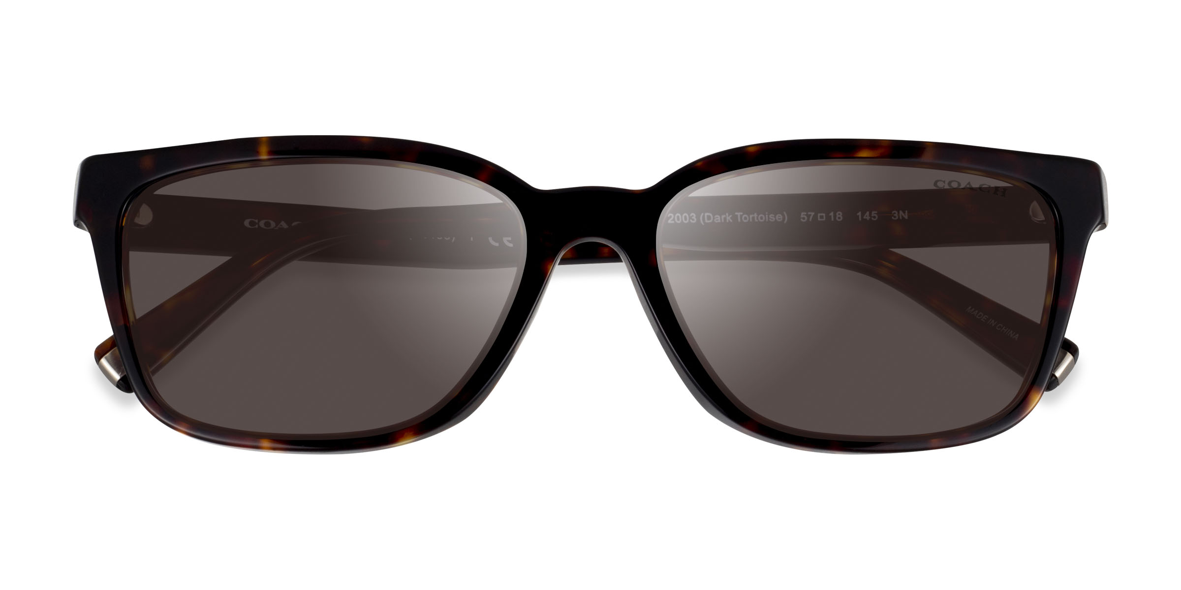 Dark Tortoise Coach HC8328U C6196 -  Acetate Sunglasses