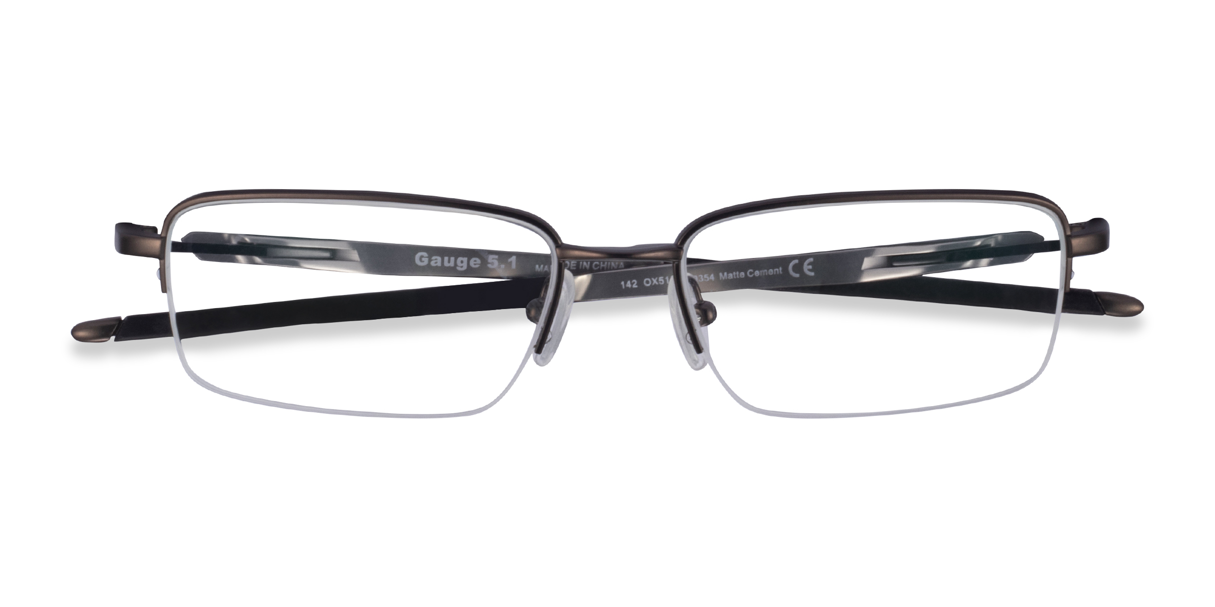 Gunmetal Oakley Gauge 5.1 -  Titanium Eyeglasses
