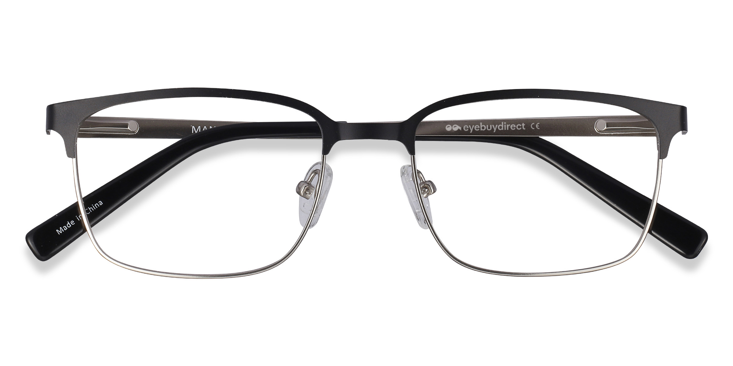 Black Silver Manchester -  Métal Lunettes de vue