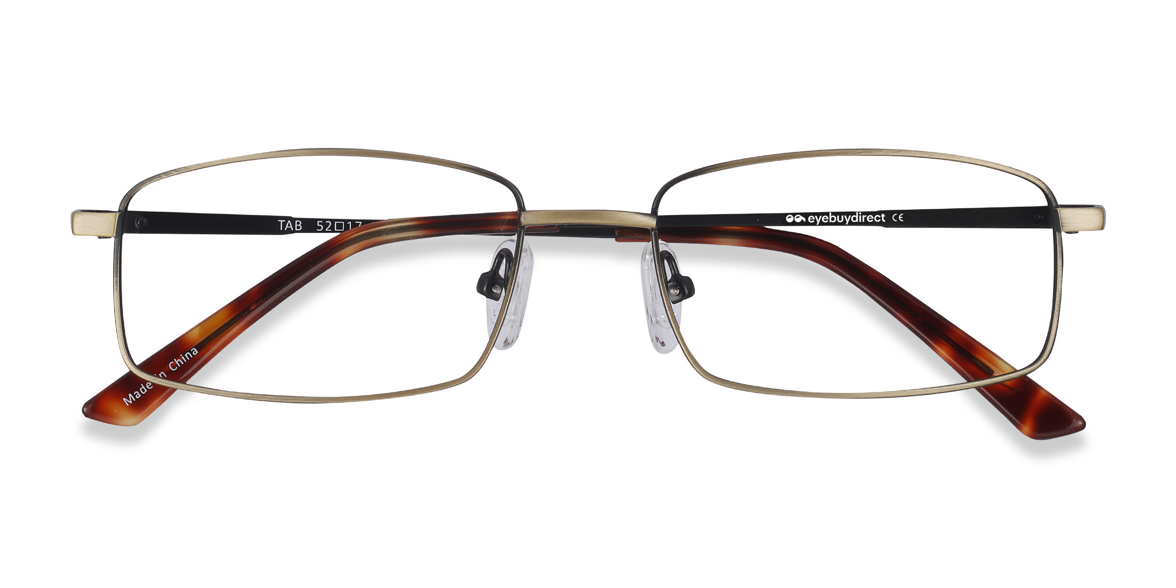 Bronze Tab -  Metal Eyeglasses