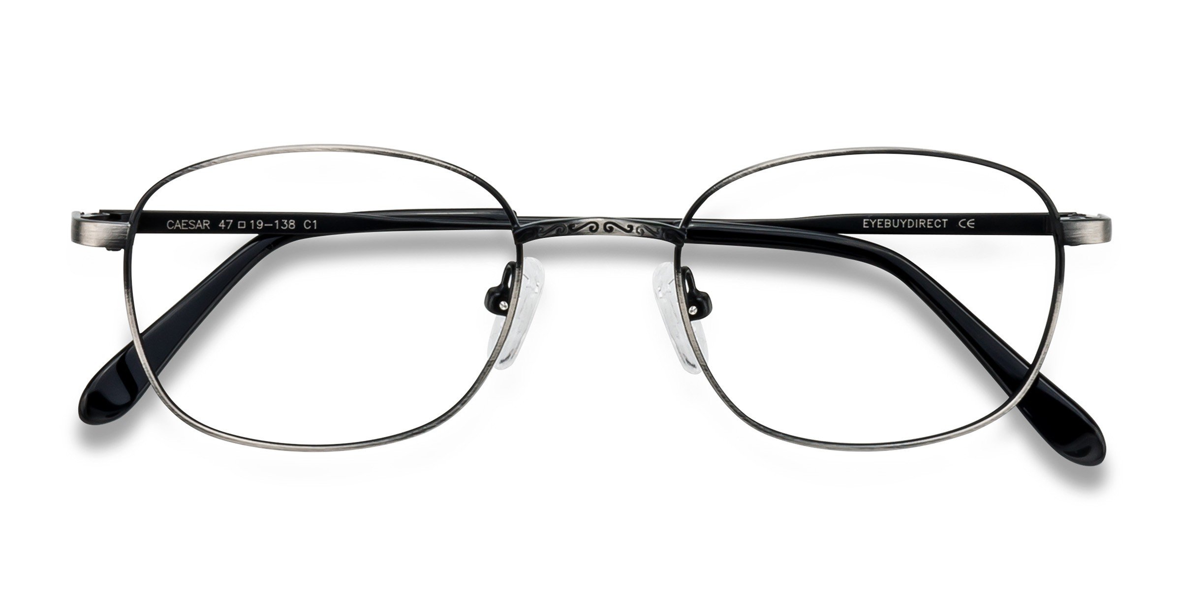 Gunmetal Caesar -  Métal Lunettes de vue