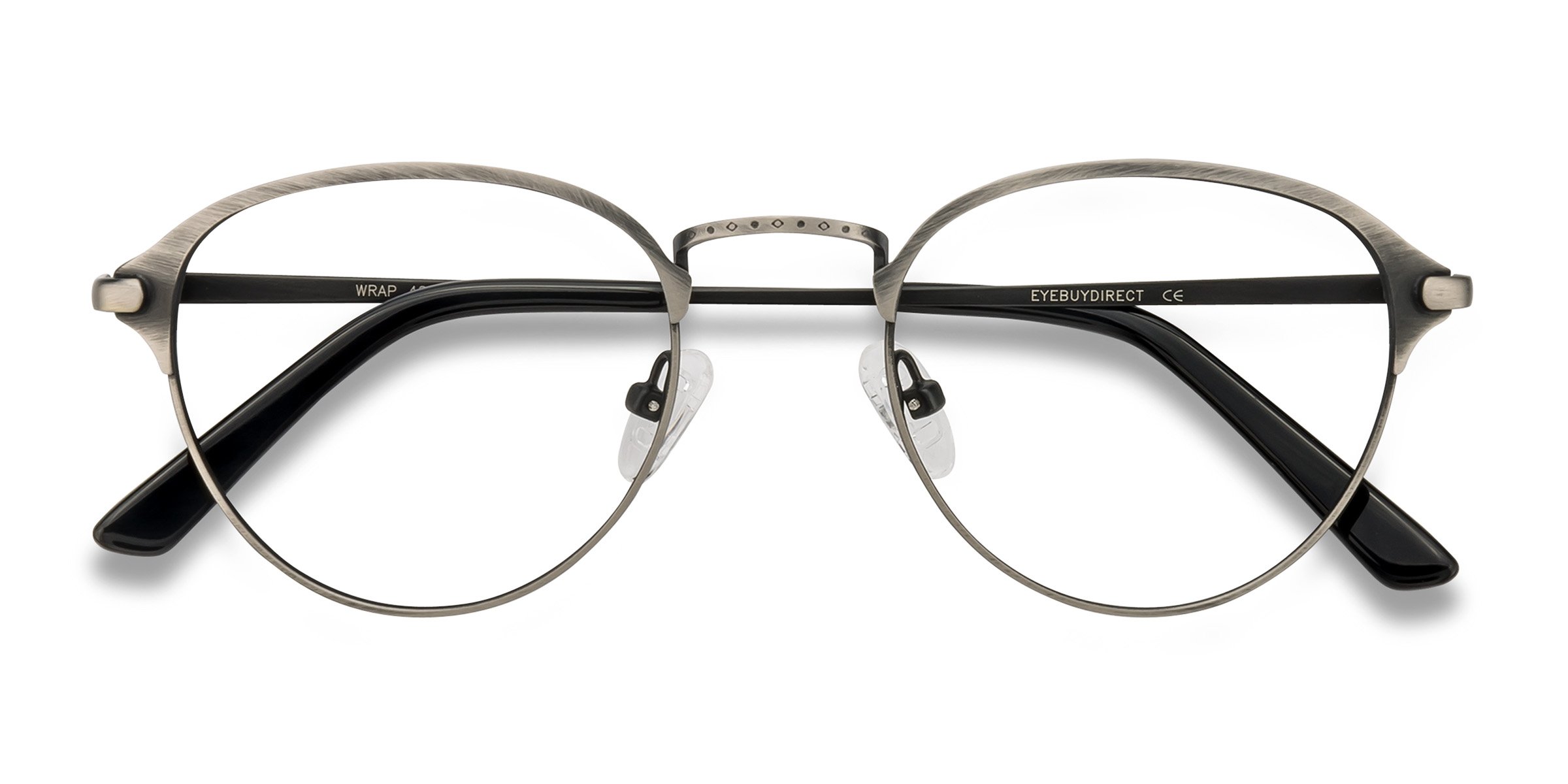 Gunmetal Wrap -  Métal Lunettes de vue