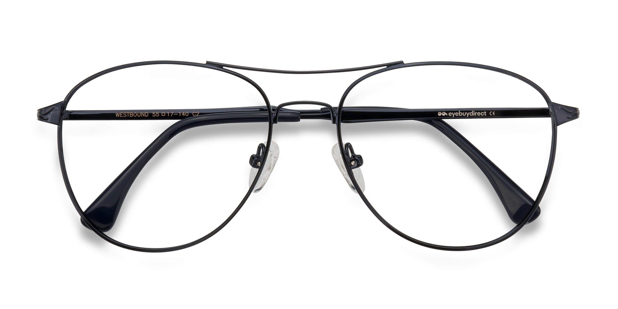 Dark Navy Westbound -  Metal Eyeglasses