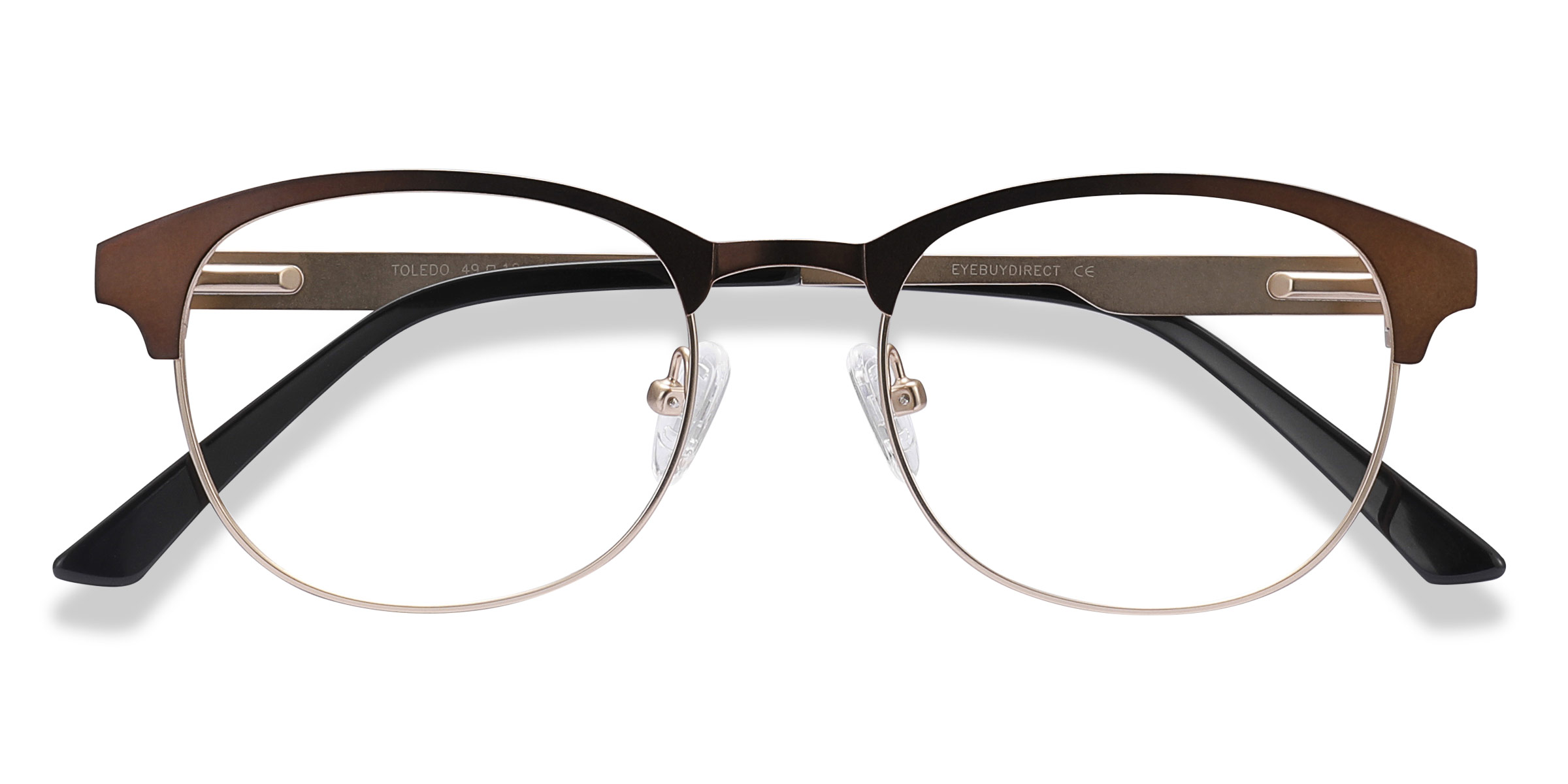 Brun Toledo -  Métal Lunettes de vue