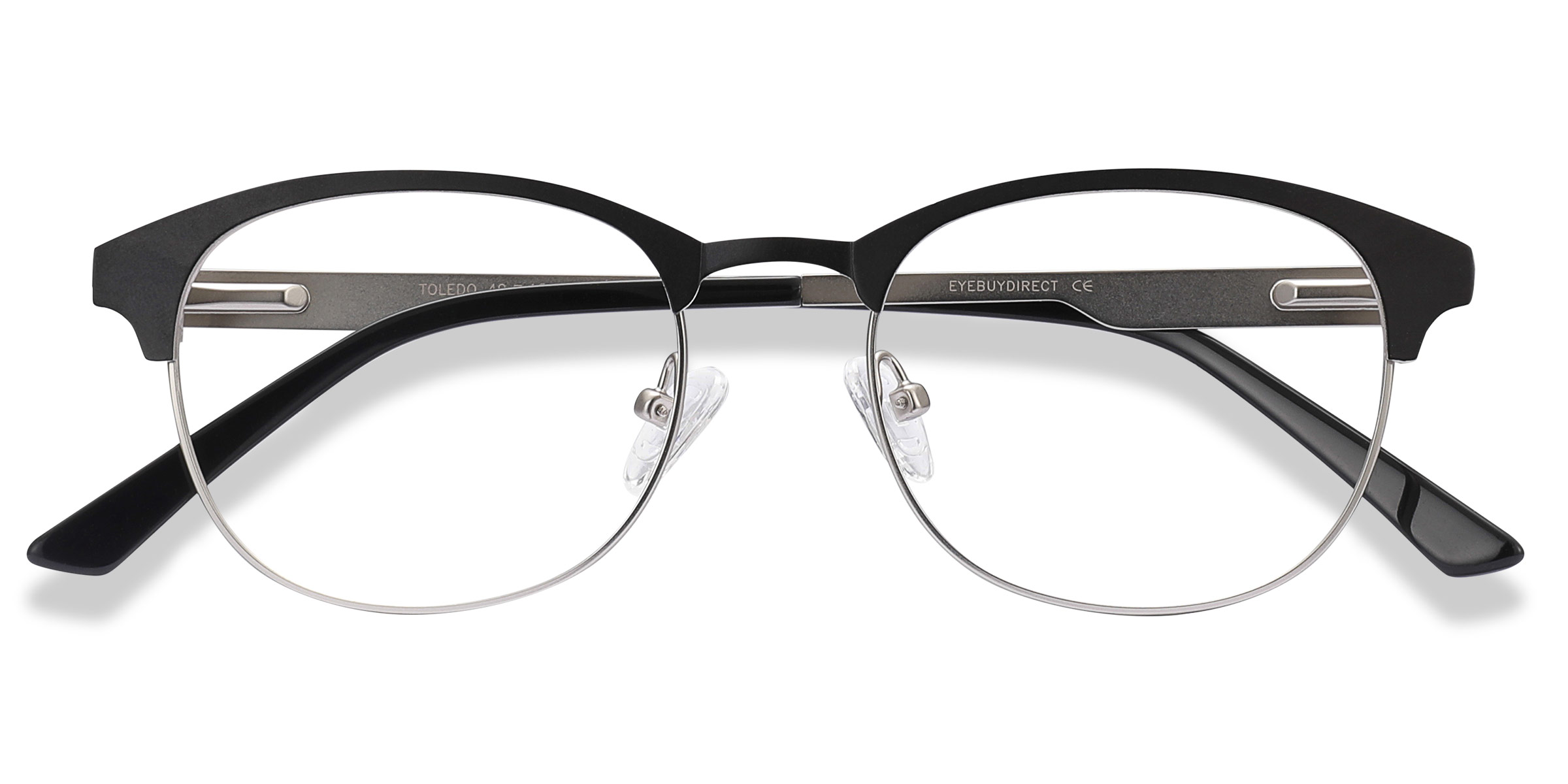 Noir Toledo -  Métal Lunettes de vue