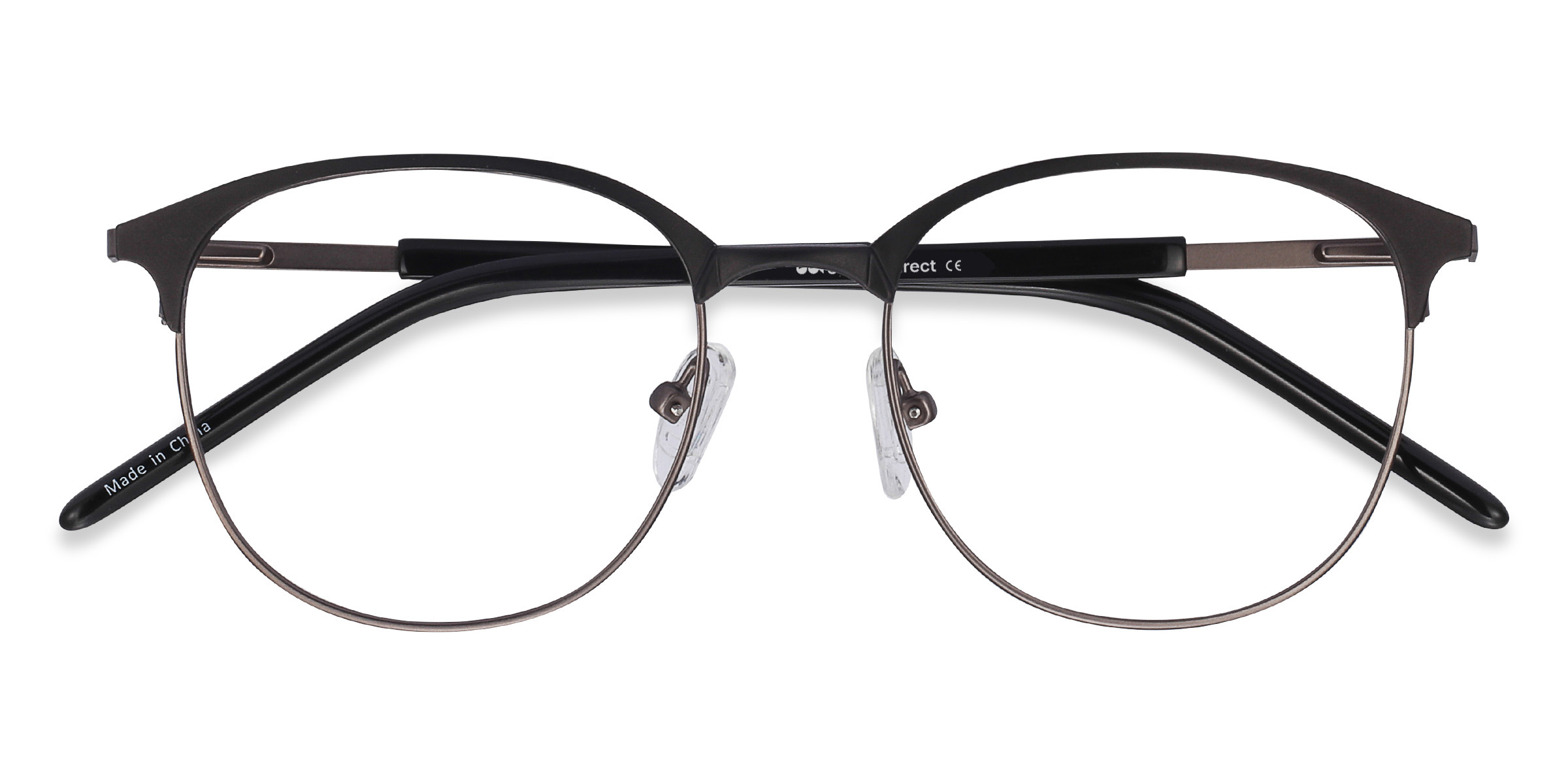 Black Gunmetal Perceive -  Metal Eyeglasses