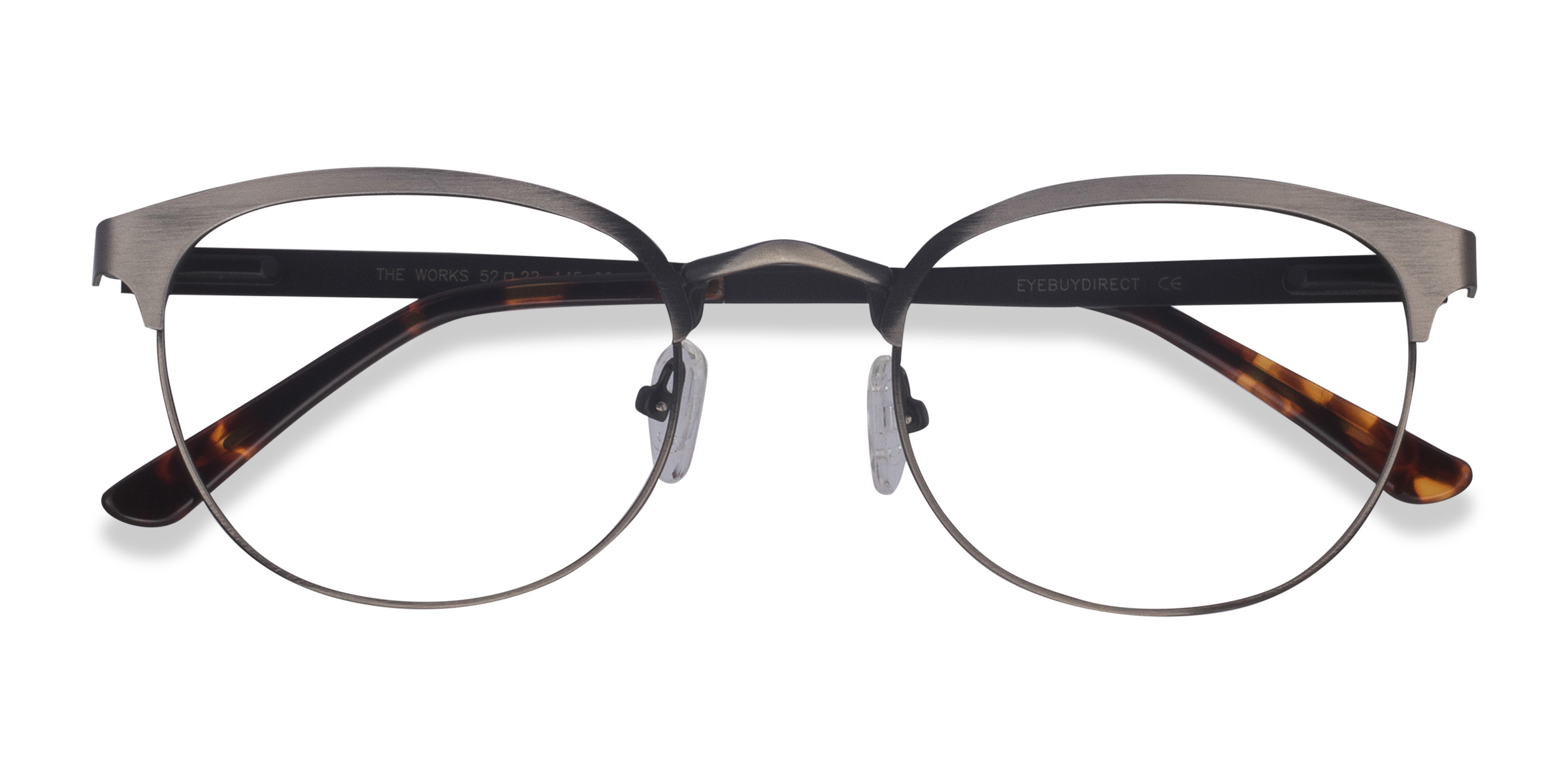 Gunmetal The Works -  Métal Lunettes de vue
