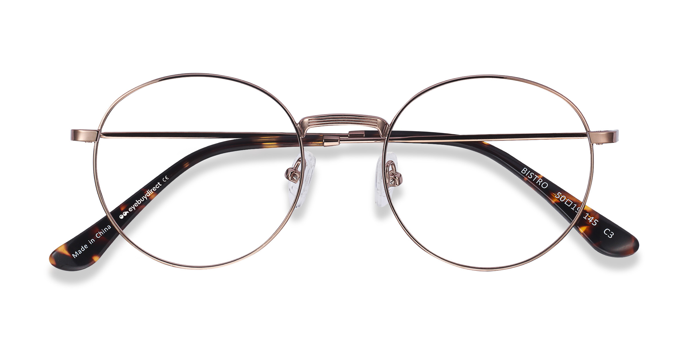 Rose Gold Bistro -  Metal Eyeglasses