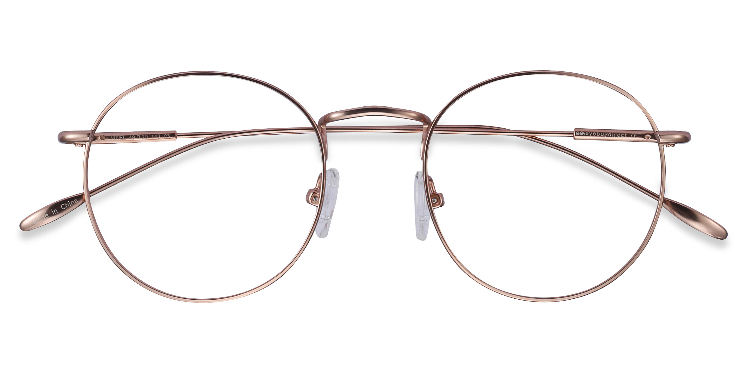 Rose Gold Novel -  Metal Eyeglasses