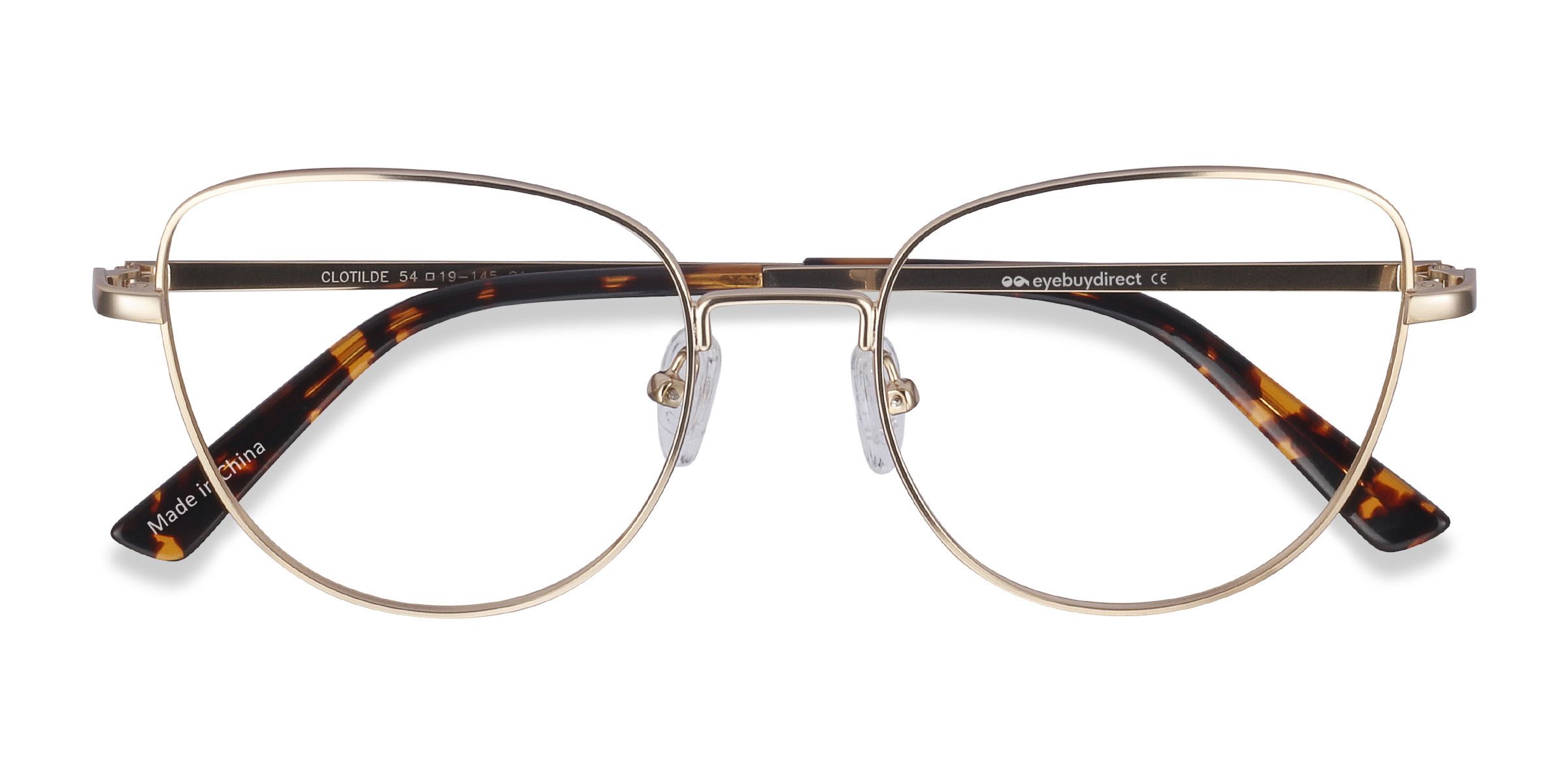 Gold Clotilde -  Metal Eyeglasses