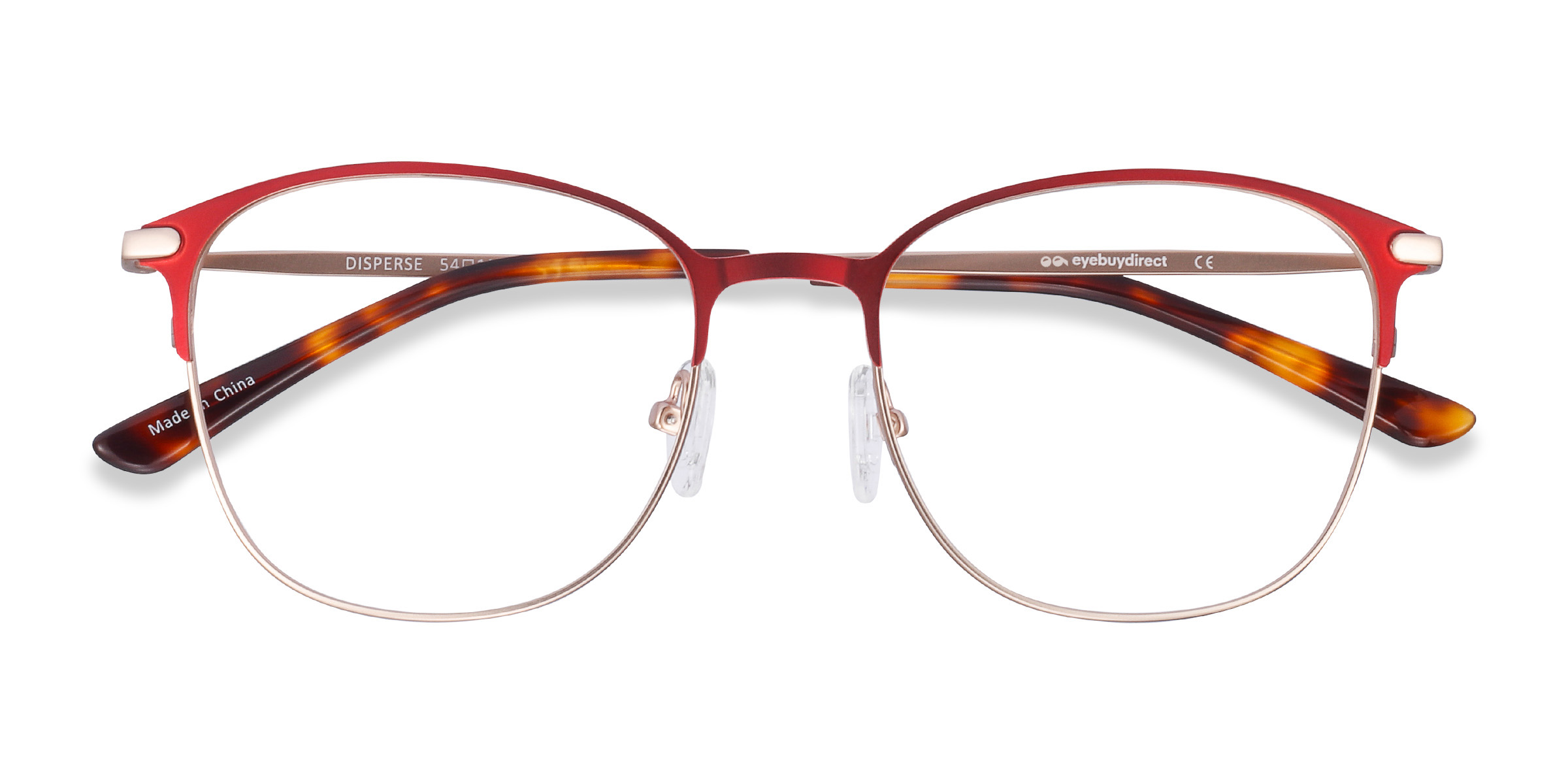 Red Disperse -  Metal Eyeglasses