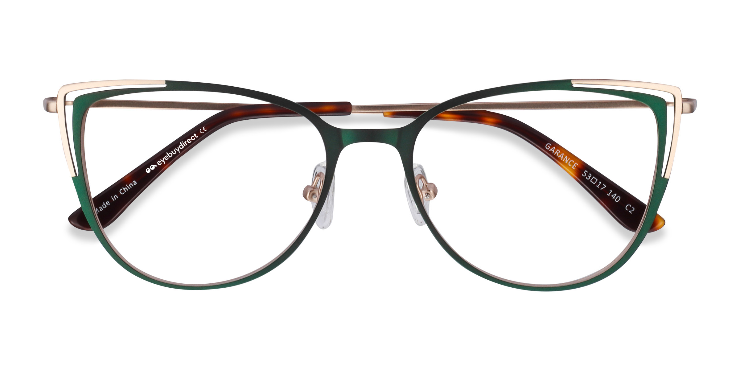 Green & Gold Garance -  Metal Eyeglasses