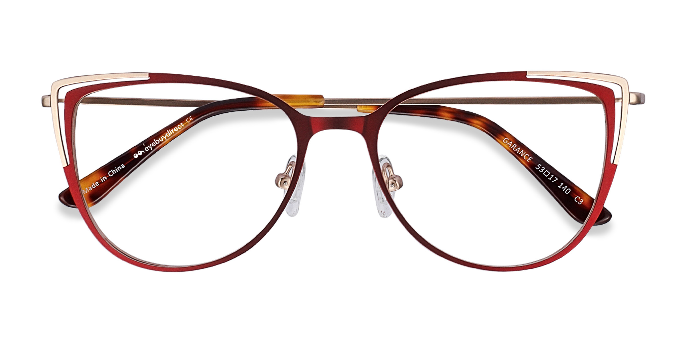 Red & Gold Garance -  Métal Lunettes de vue