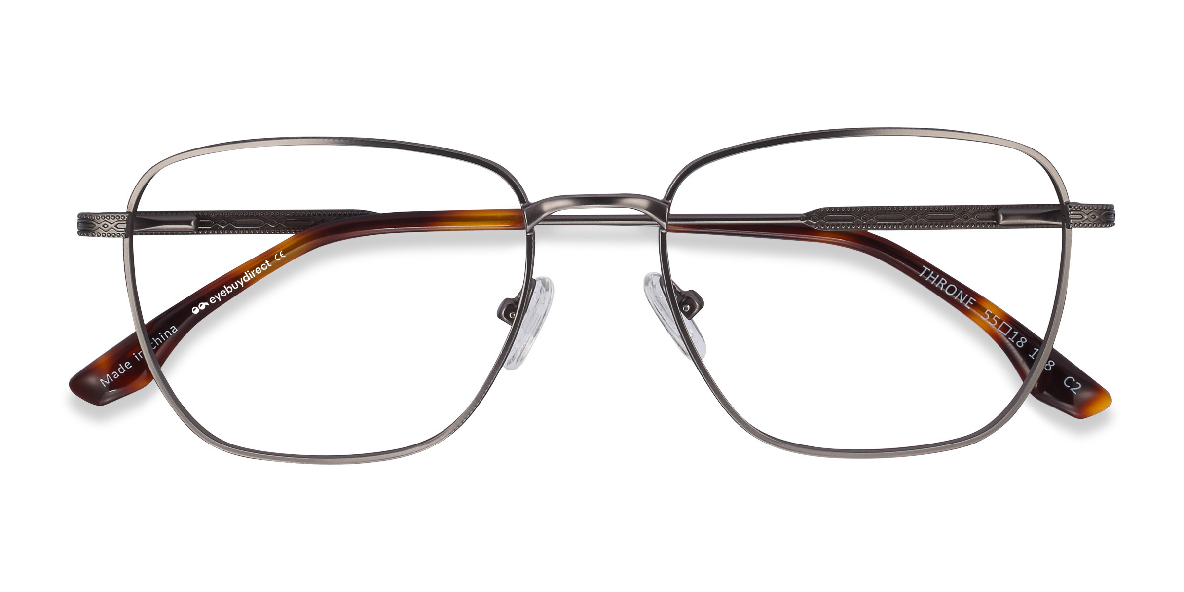 Gunmetal Throne -  Metal Eyeglasses