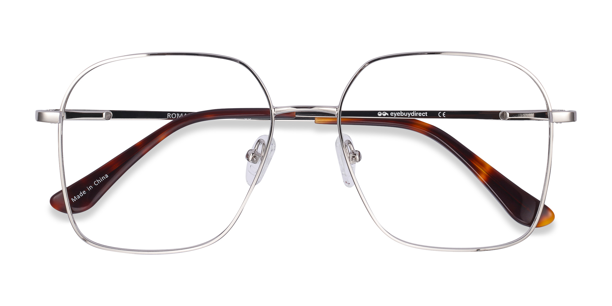 Argenté Roman -  Métal Lunettes de vue