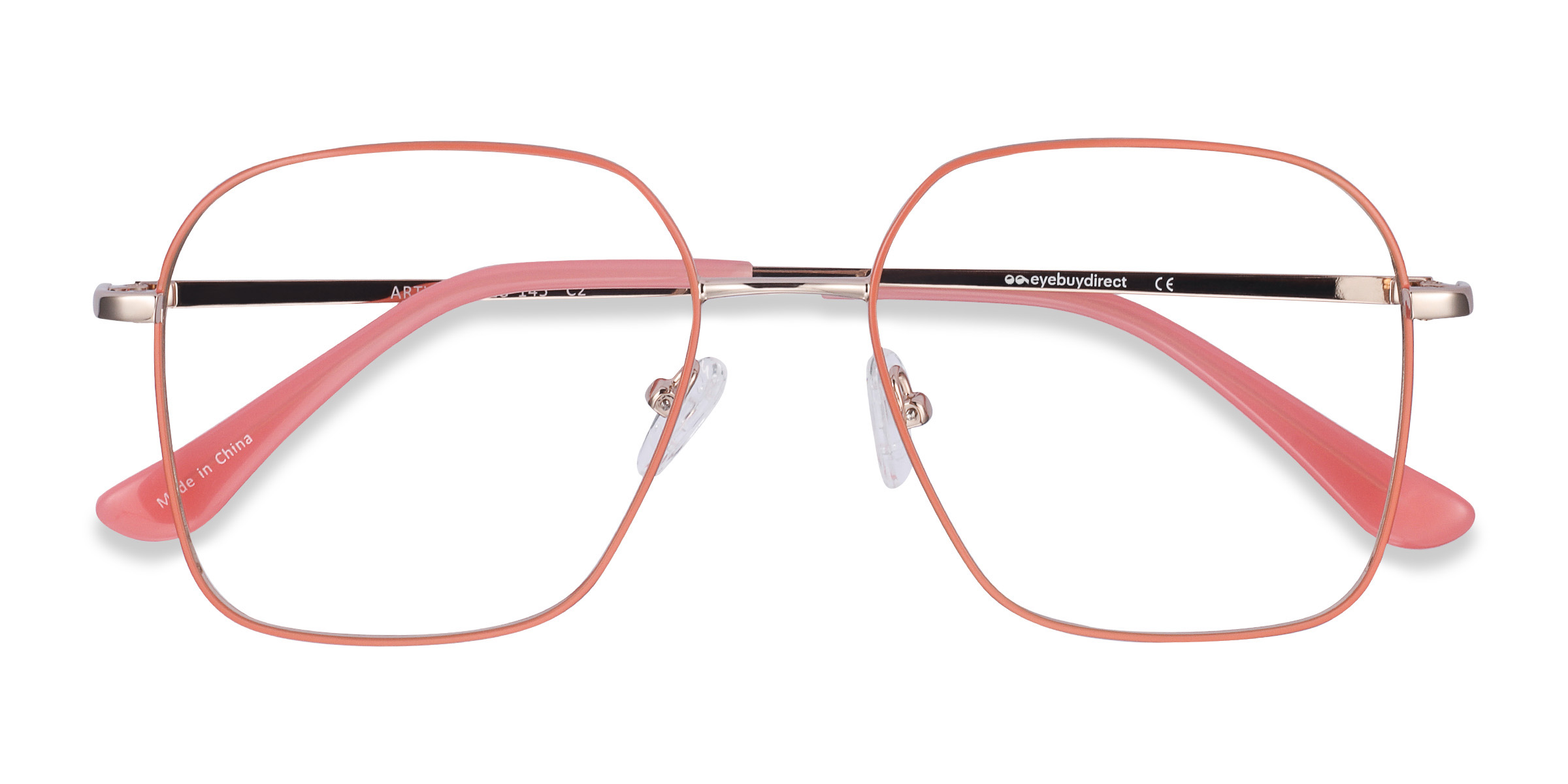 Coral & Gold Arty -  Métal Lunettes de vue