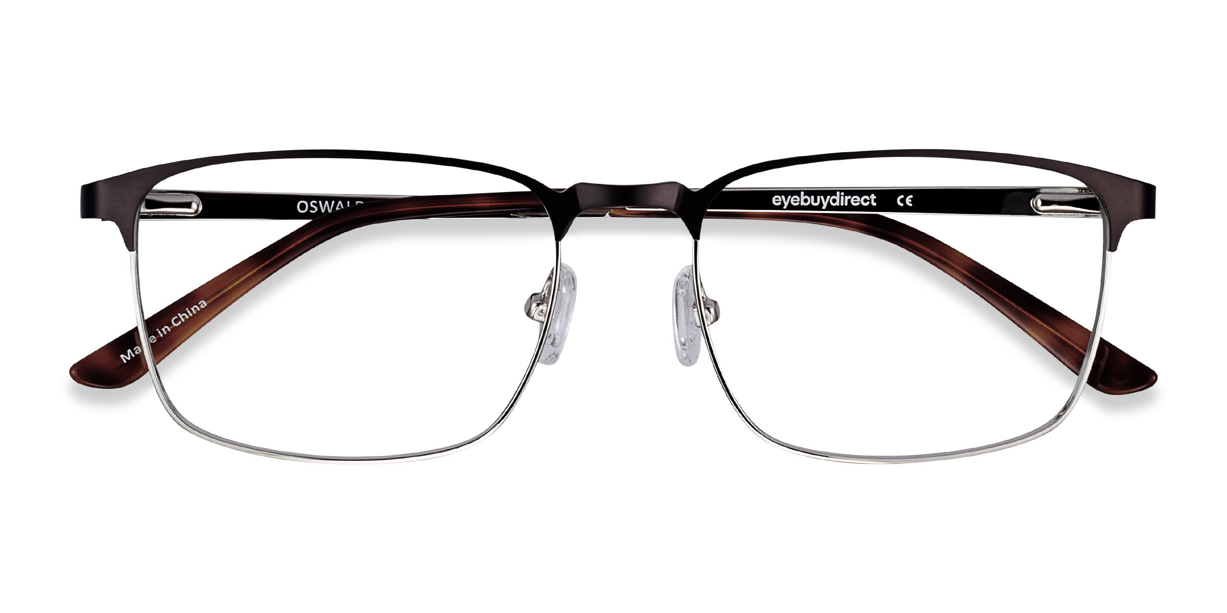 Matte Black Oswald -  Métal Lunettes de vue