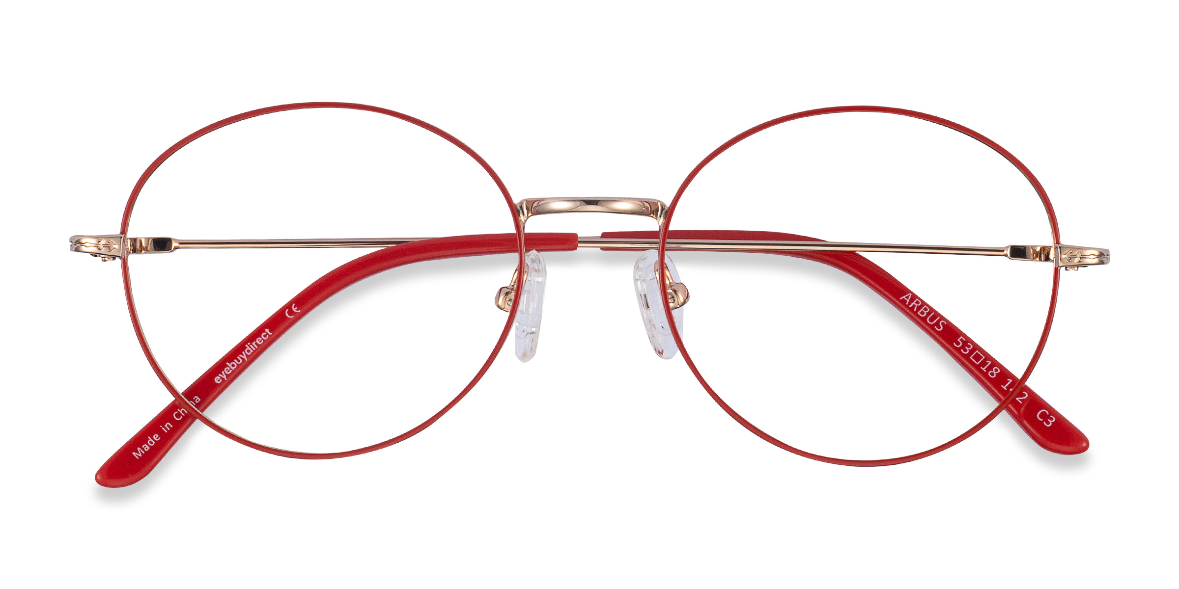 Red & Gold Arbus -  Métal Lunettes de vue