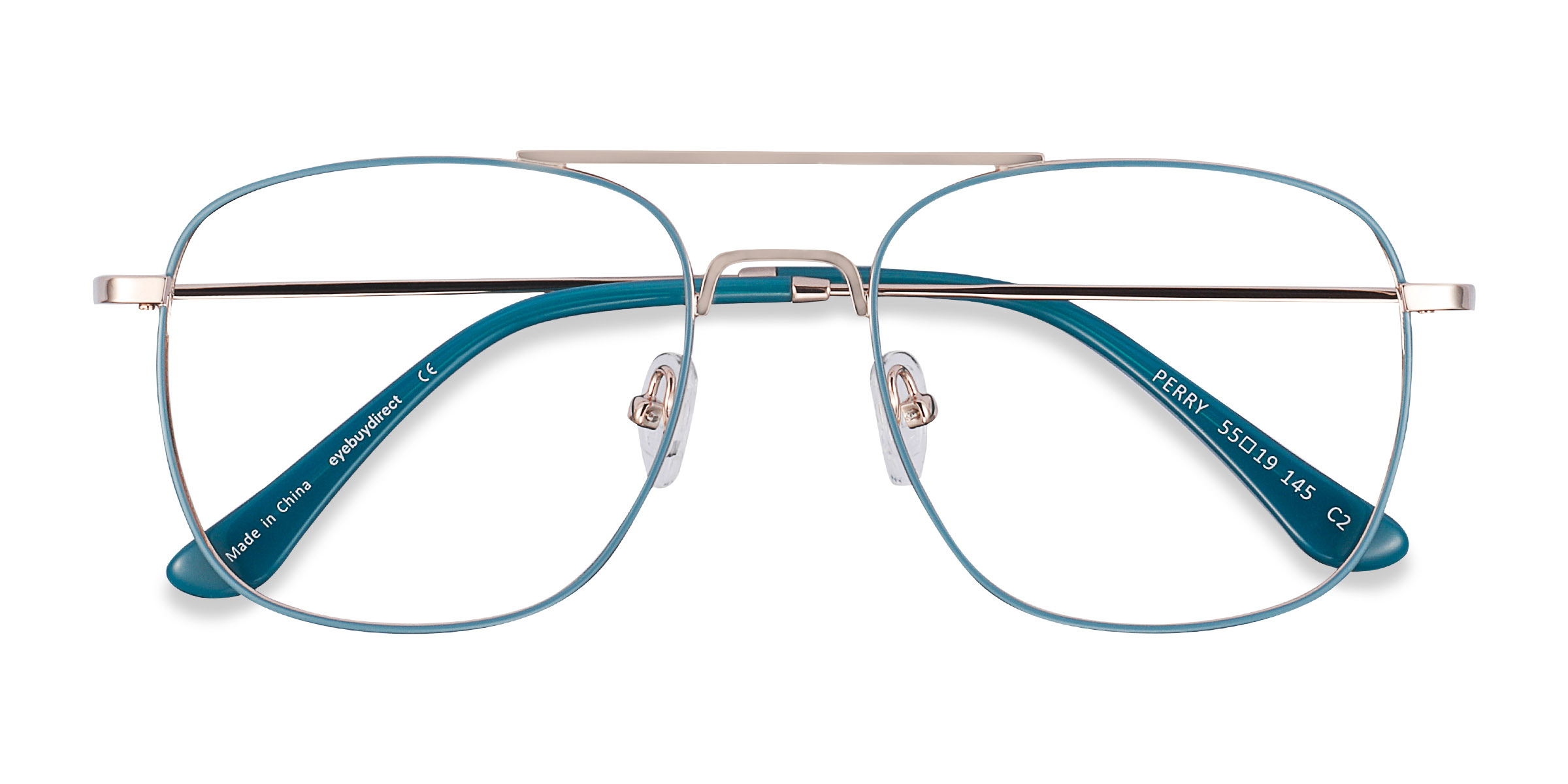 Teal & Gold Perry -  Métal Lunettes de vue