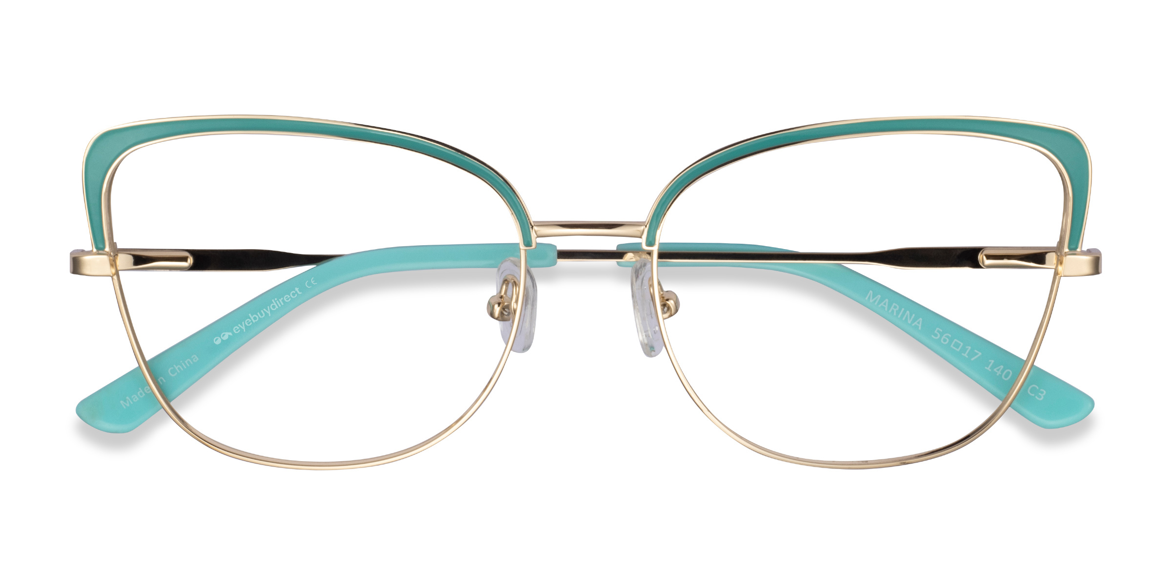 Aqua Gold Marina - Métal Lunettes de vue