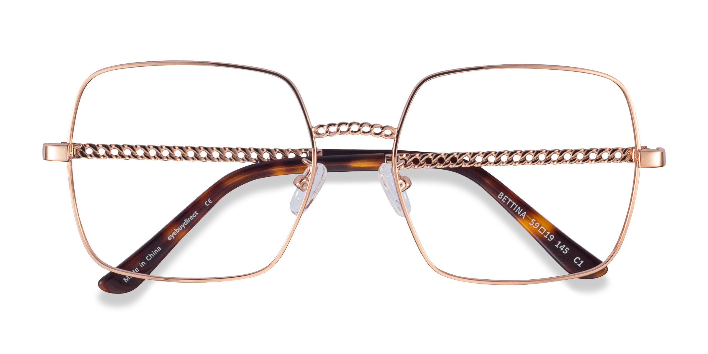 Rose Gold Bettina -  Metal Eyeglasses
