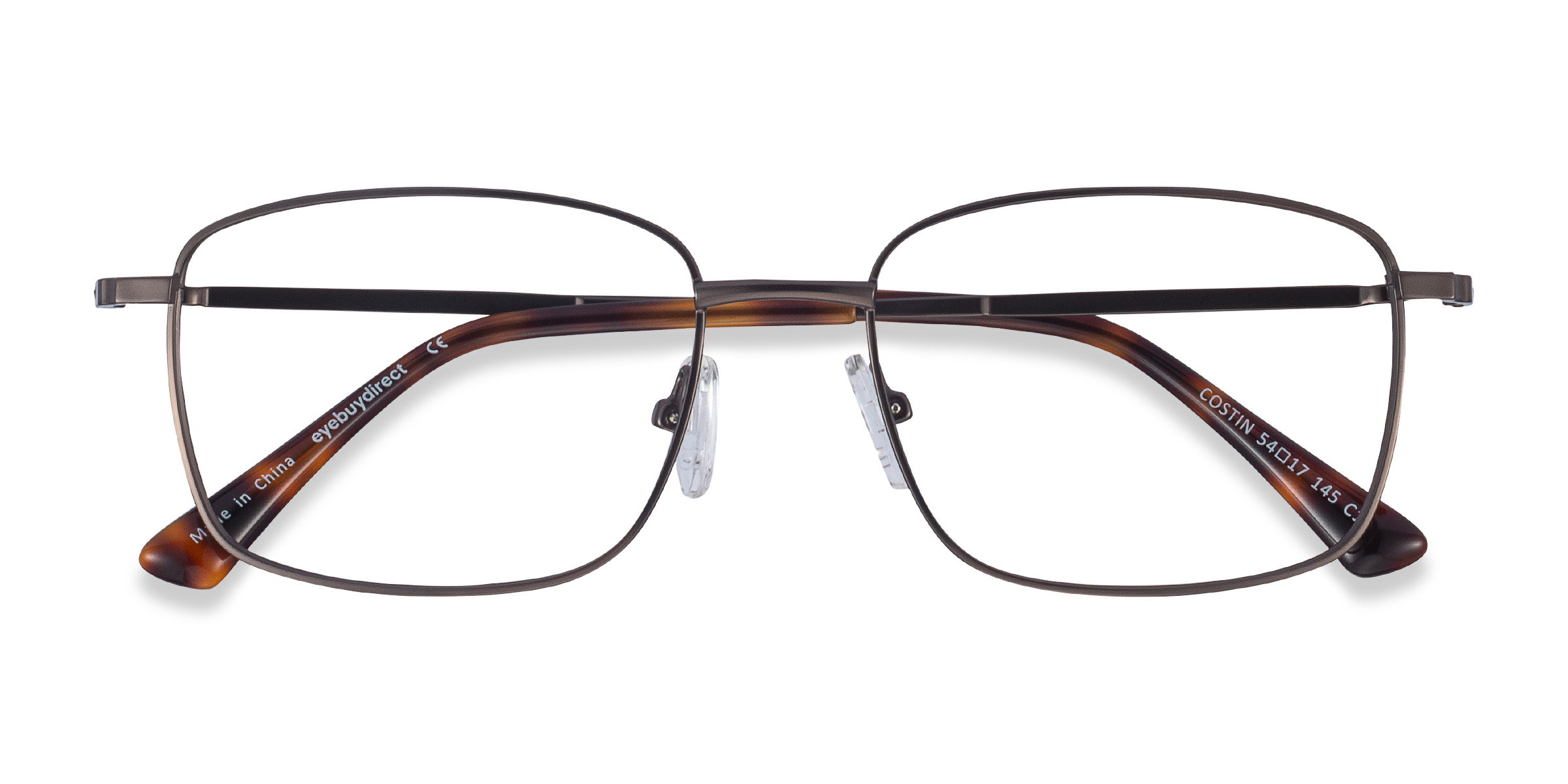 Dark Gunmetal Costin -  Métal Lunettes de vue